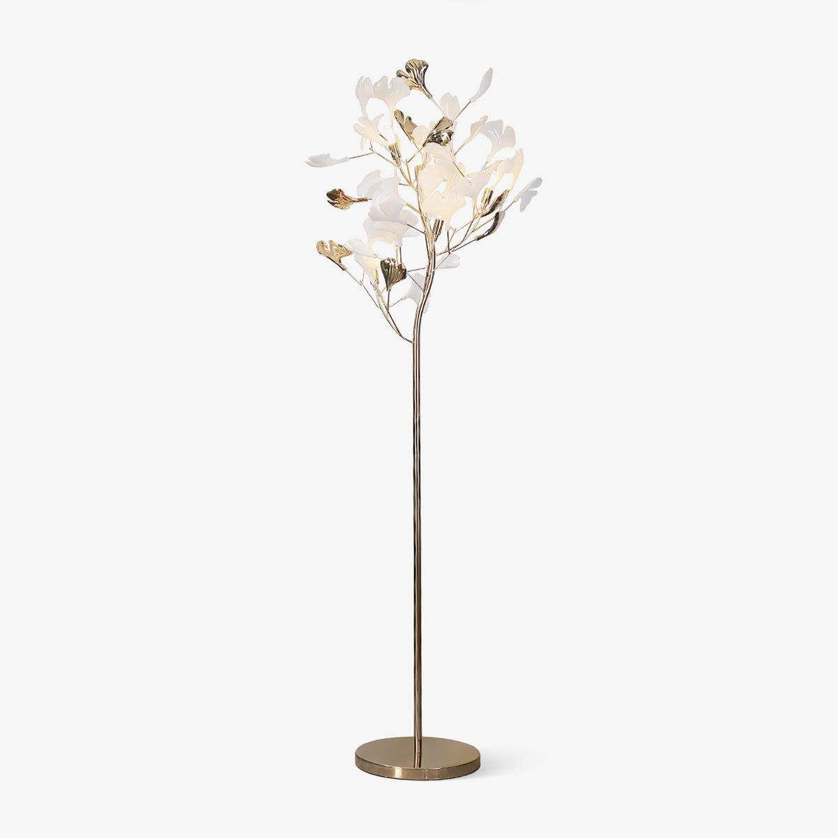 Anoren Luxury Floral Floor Lamp-Neutral Decor