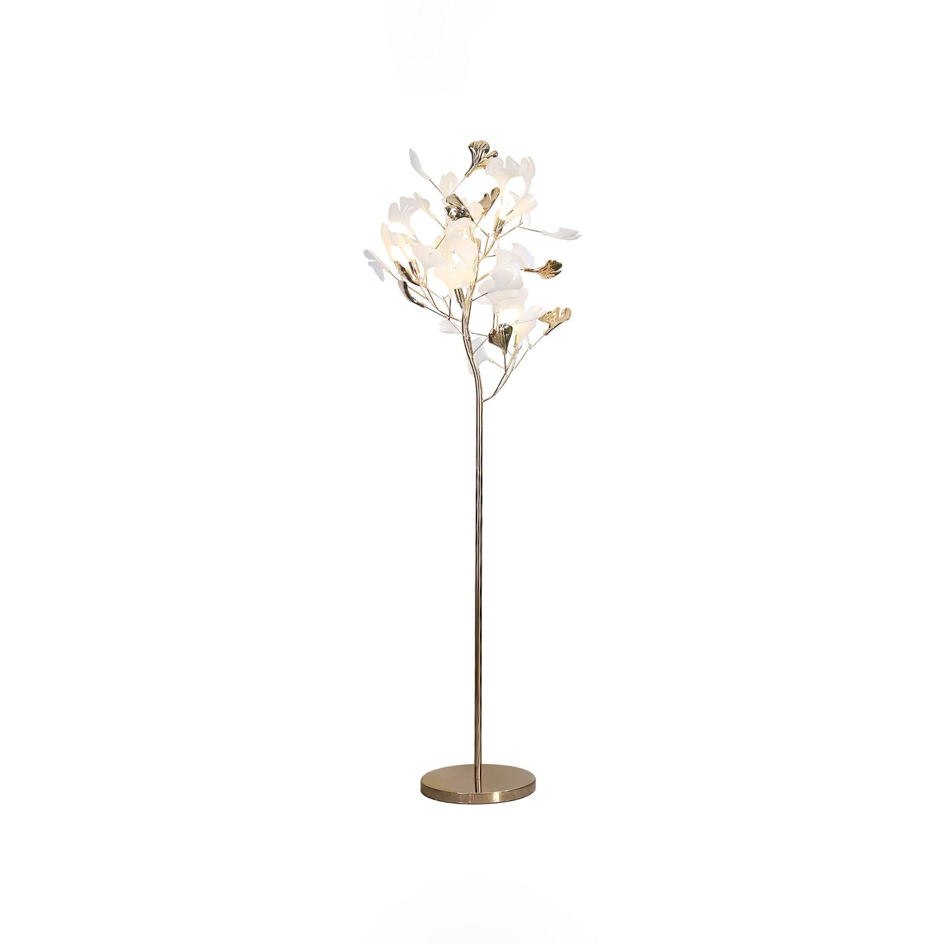 Anoren Luxury Floral Floor Lamp-Neutral Decor
