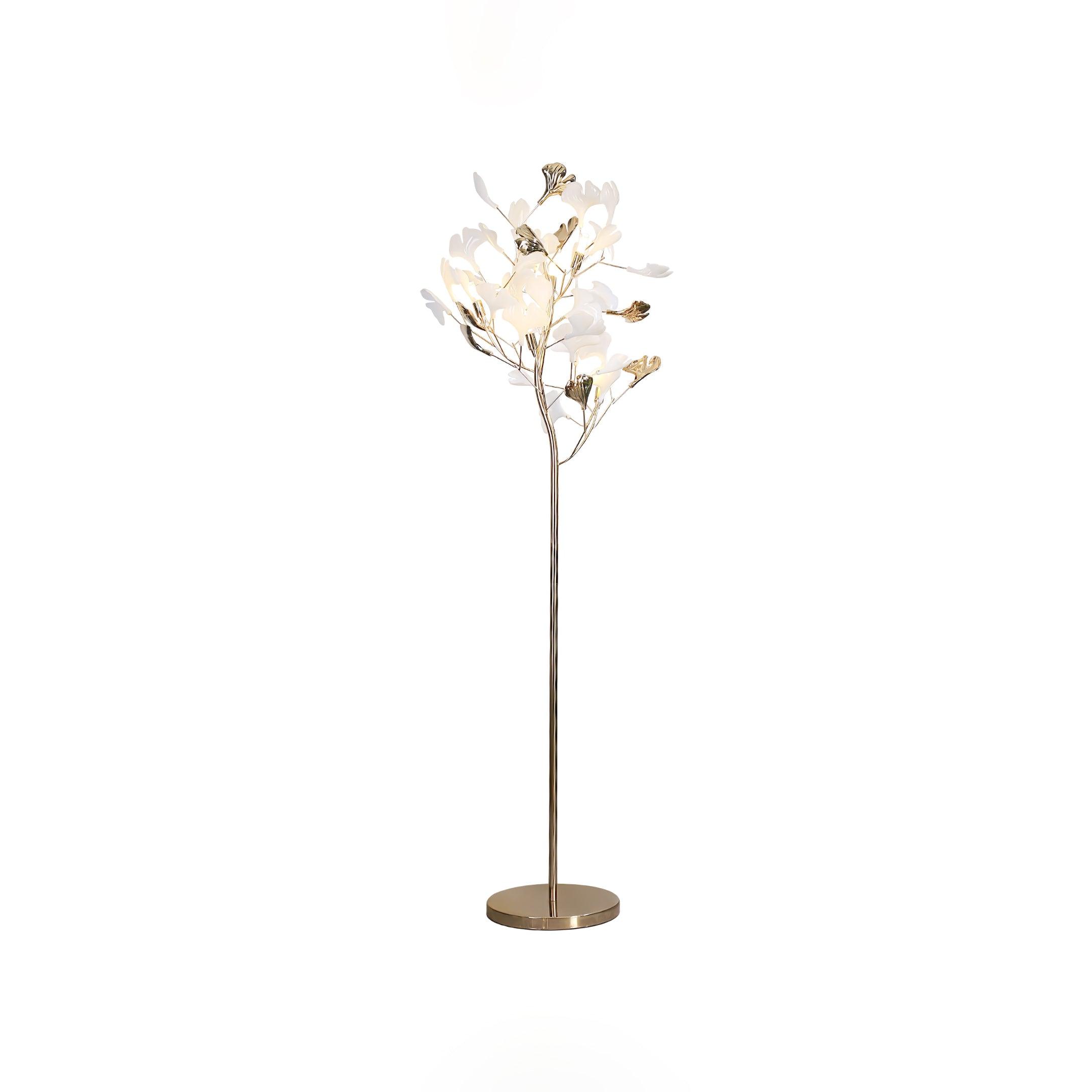 Anoren Luxury Floral Floor Lamp-Neutral Decor
