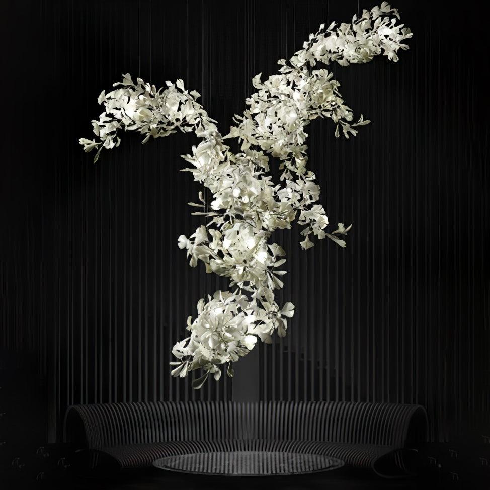 Alvenan Gingko Ceramic Combination Chandelier-Neutral Decor