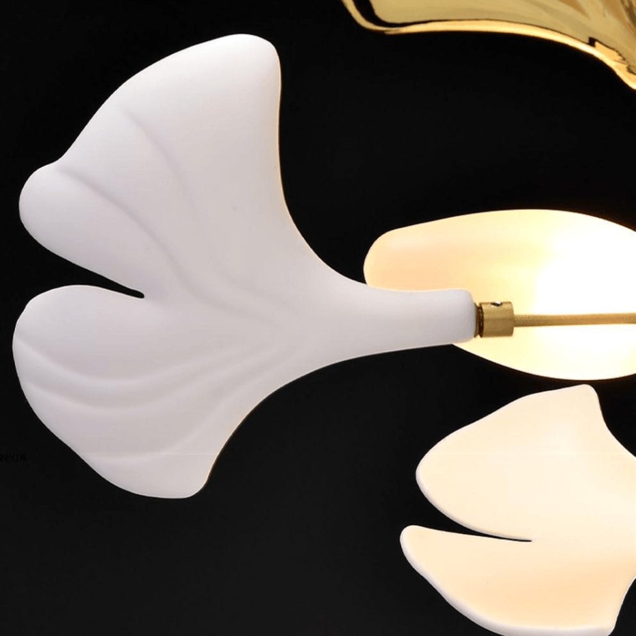 Alvenan Gingko Ceramic Combination Chandelier-Neutral Decor