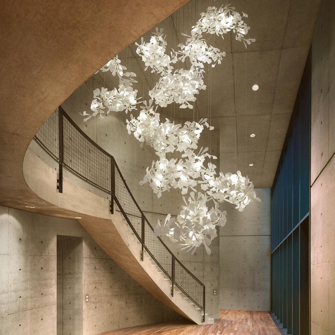 Alvenan Gingko Ceramic Combination Chandelier-Neutral Decor