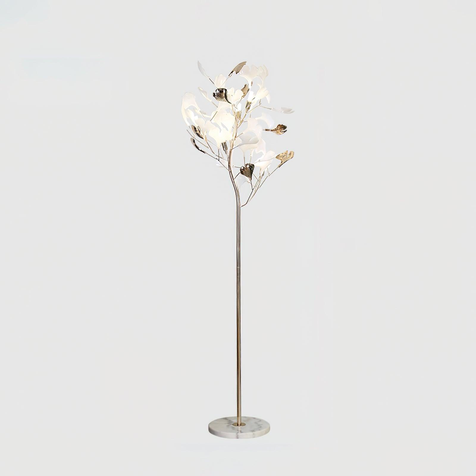 Anoren Luxury Floral Floor Lamp-Neutral Decor