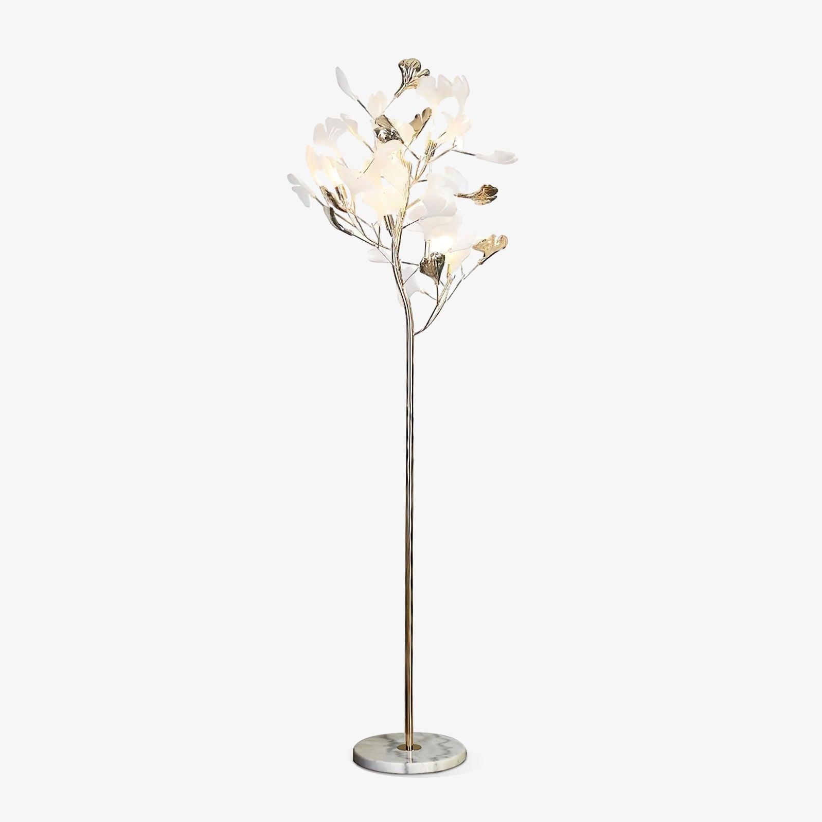 Anoren Luxury Floral Floor Lamp-Neutral Decor