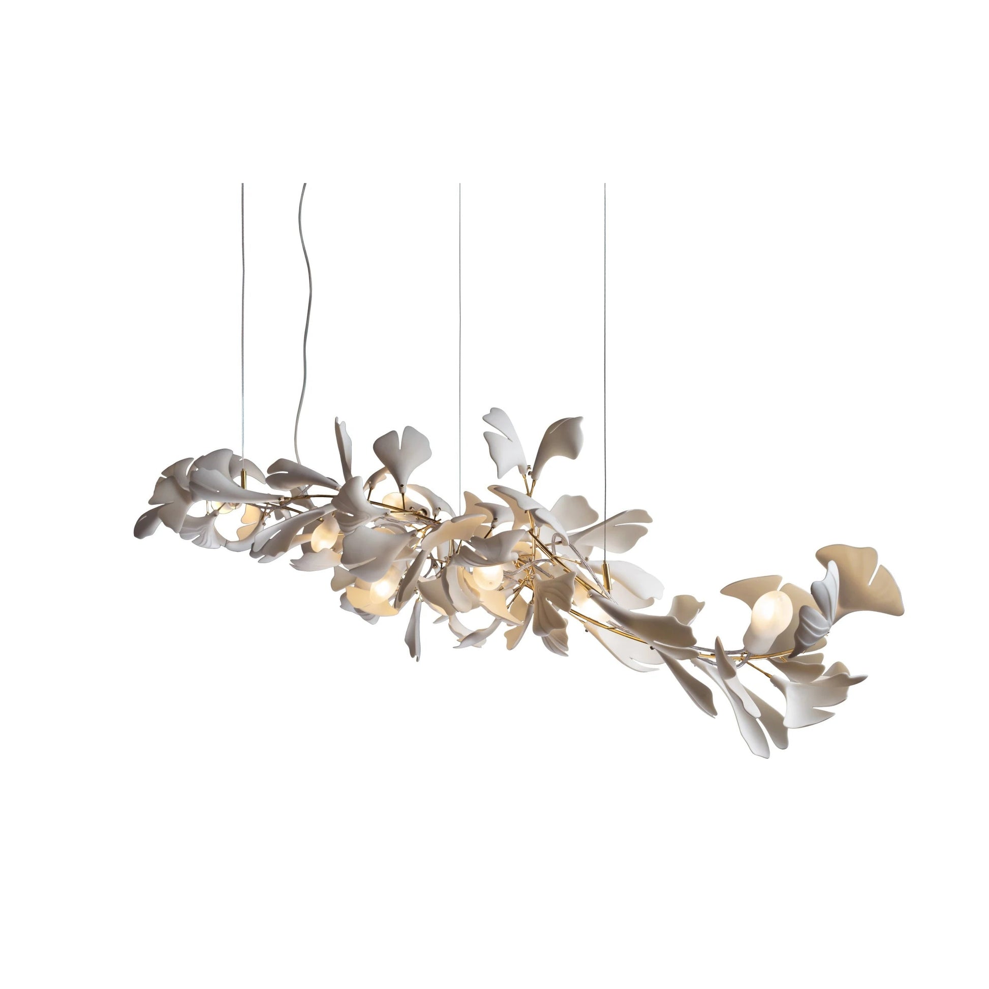 Lustra Chandelier Gingko A Porcelain LED Modern-Neutral Decor