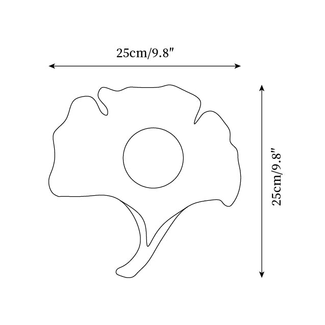 Olivia  Ginkgo Leaf  Shape Wall Lamp