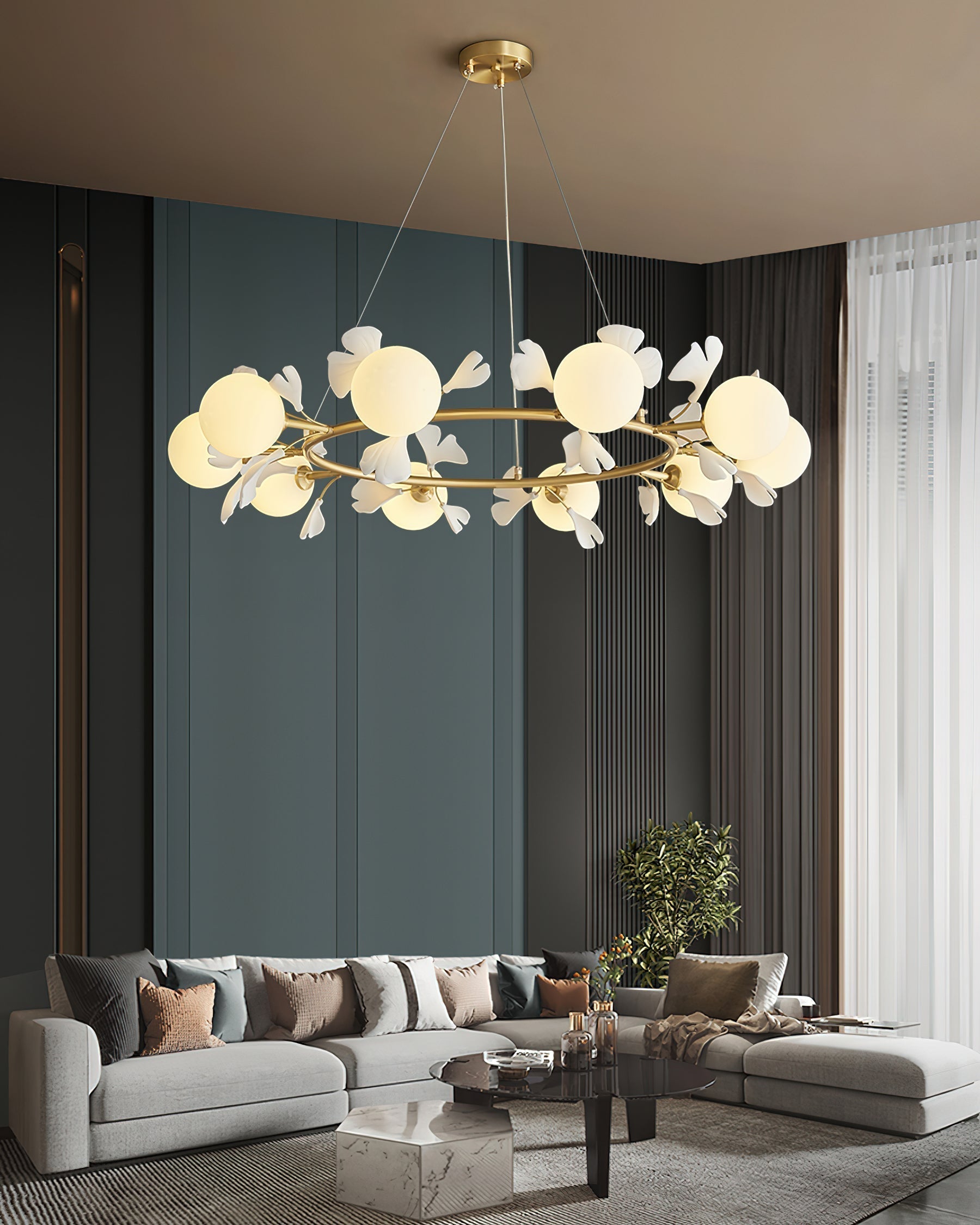 Fidova 8-Light Globe Chandelier