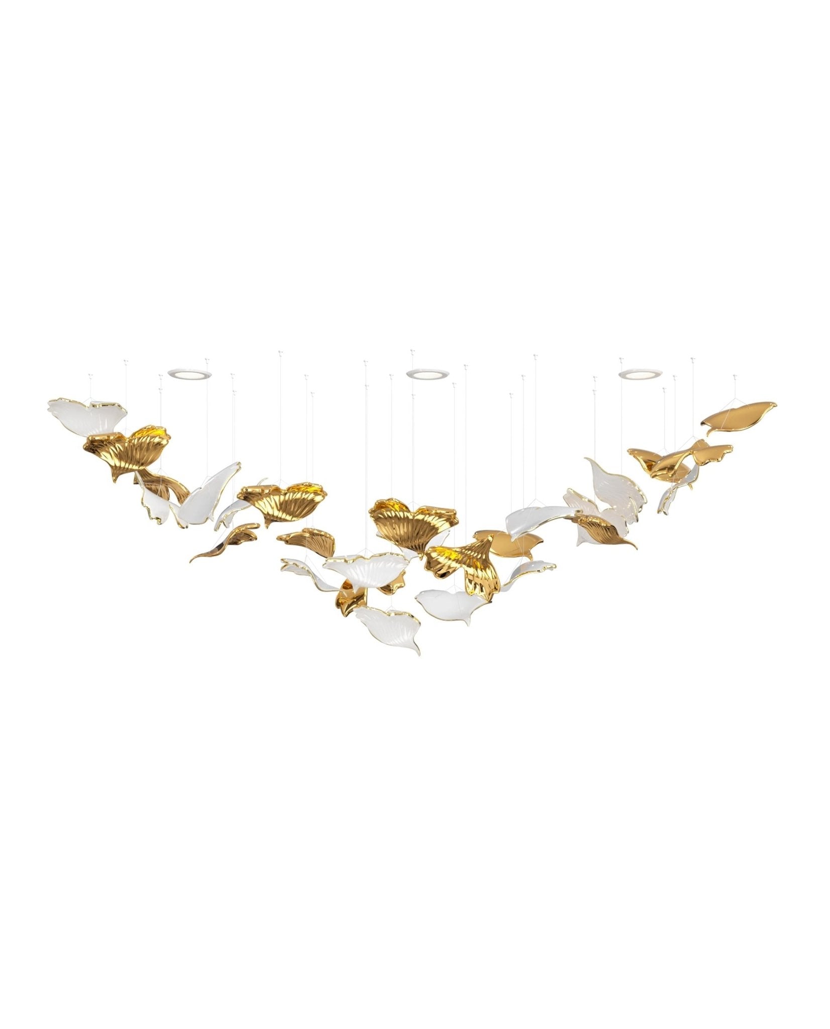 Ucareth Leaf Pendant Light-Neutral Decor