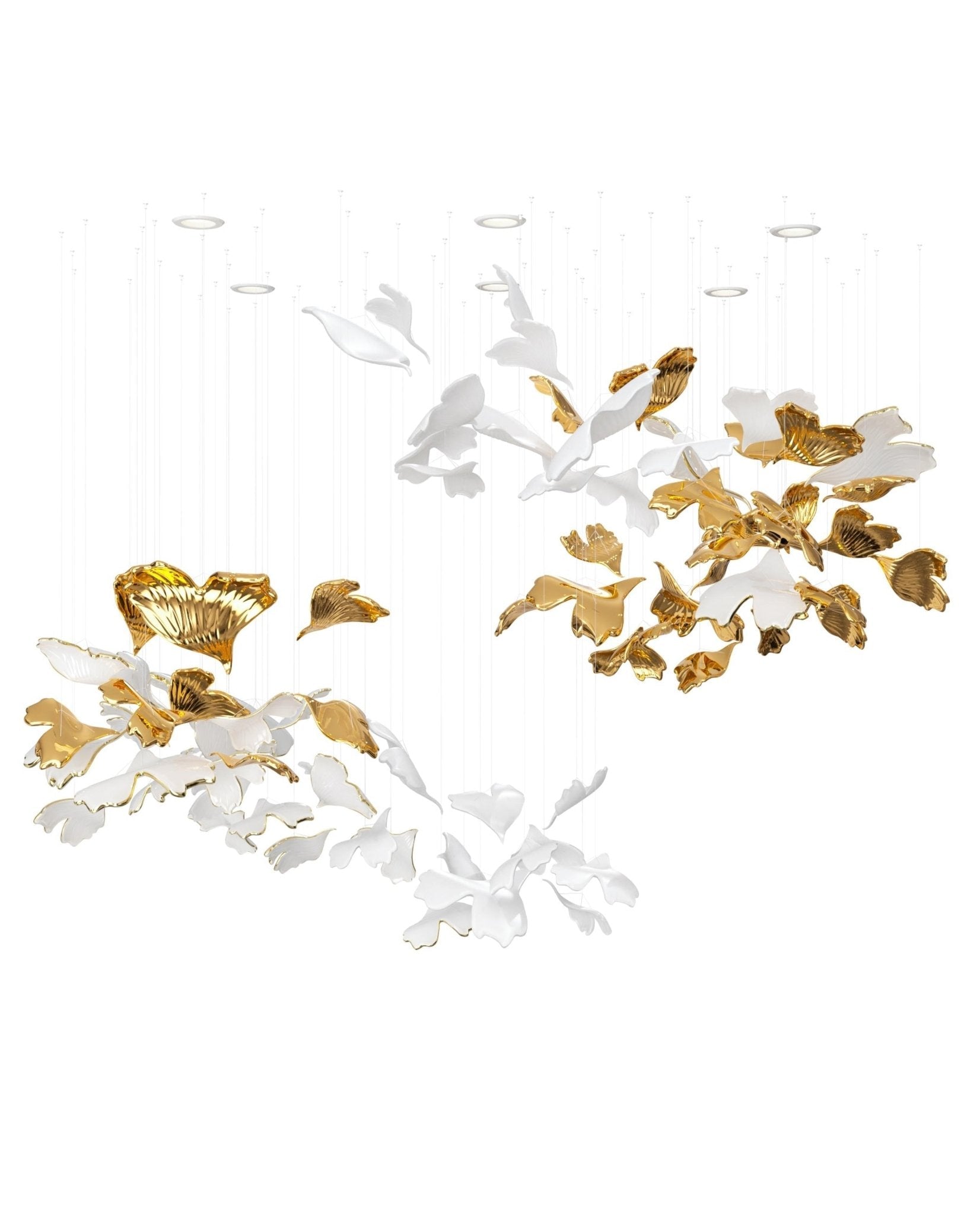 Ucareth Leaf Pendant Light-Neutral Decor