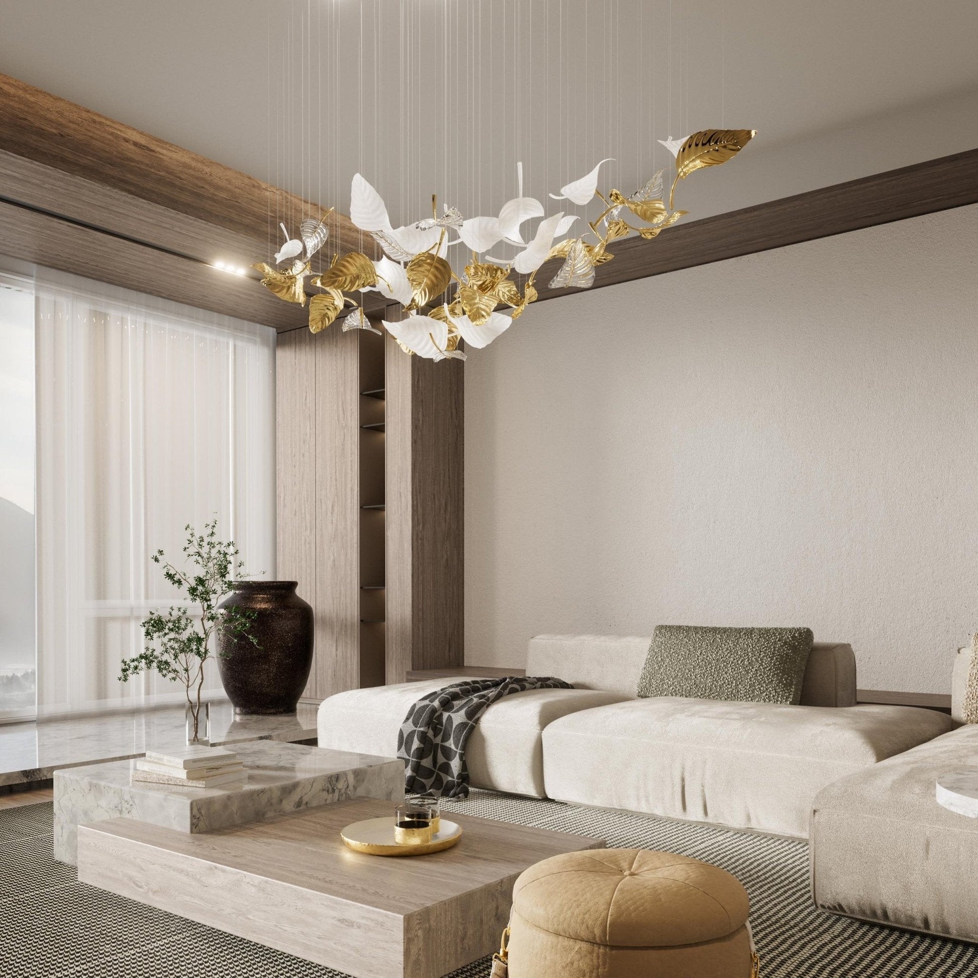 Ornorel Luxurious Glass Pendant Light-Neutral Decor