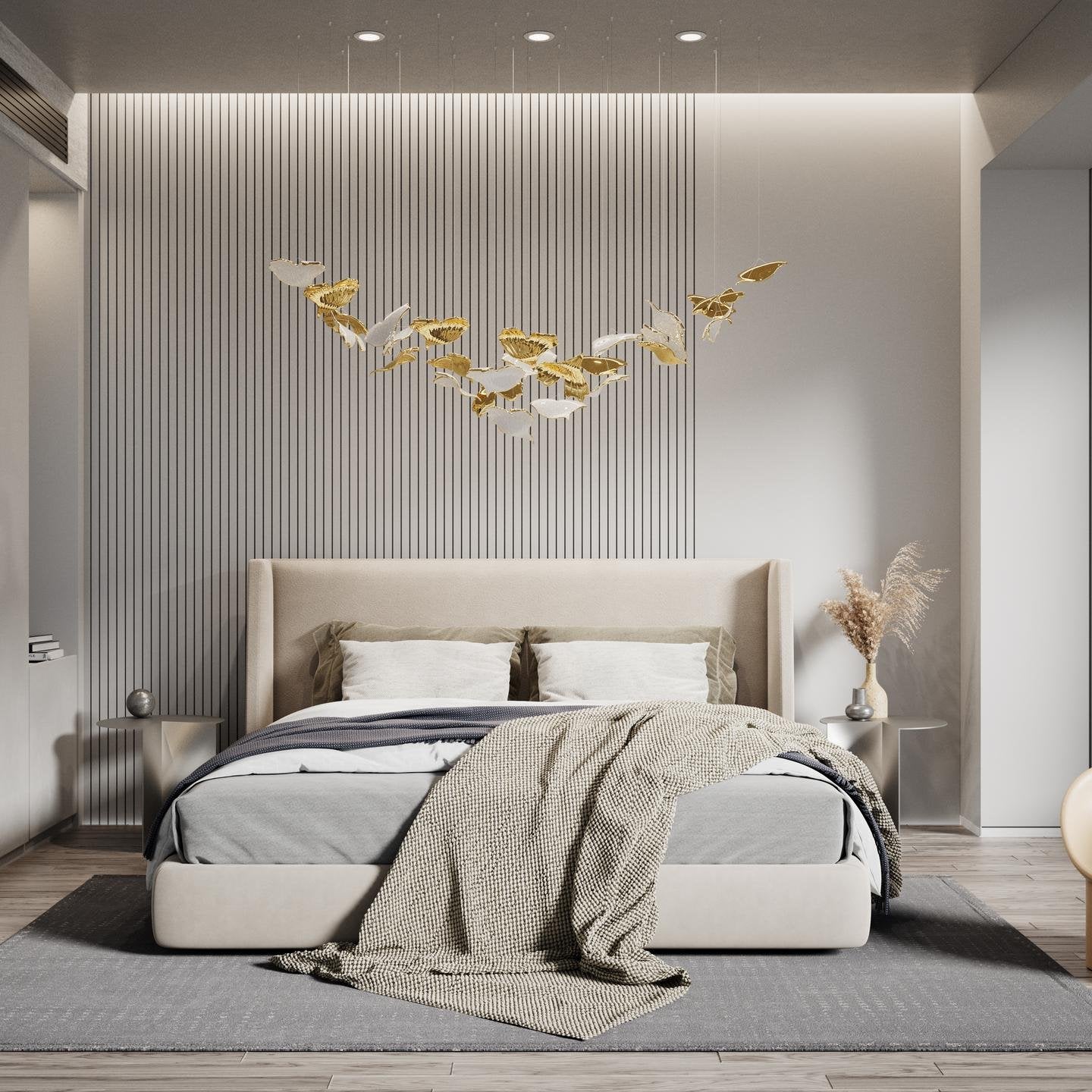 Ucareth Leaf Pendant Light-Neutral Decor