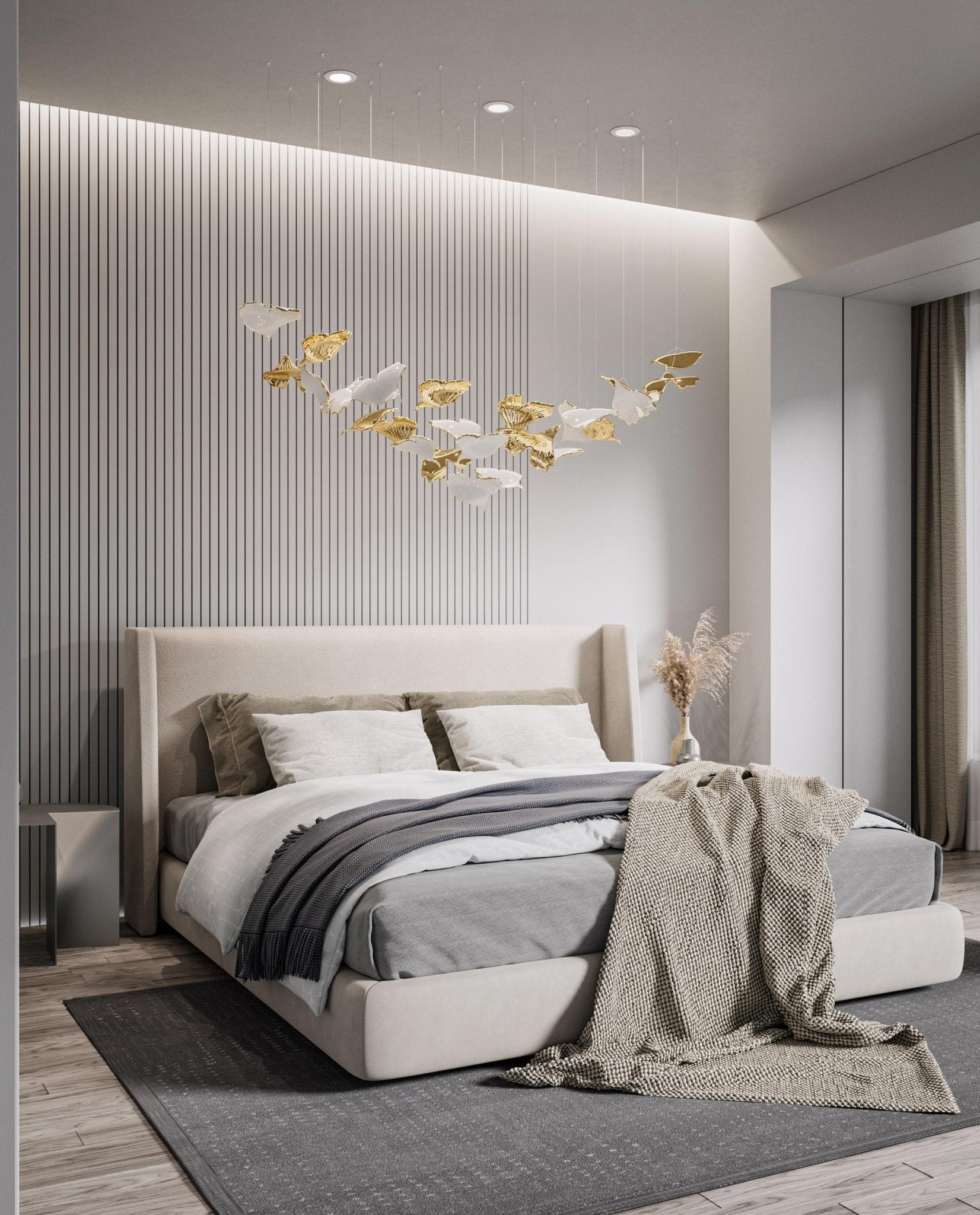 Ucareth Leaf Pendant Light-Neutral Decor