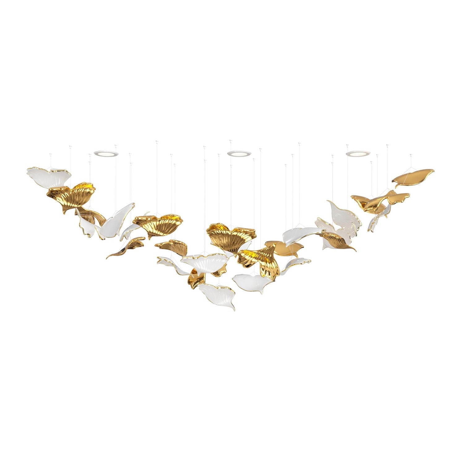 Ucareth Leaf Pendant Light-Neutral Decor