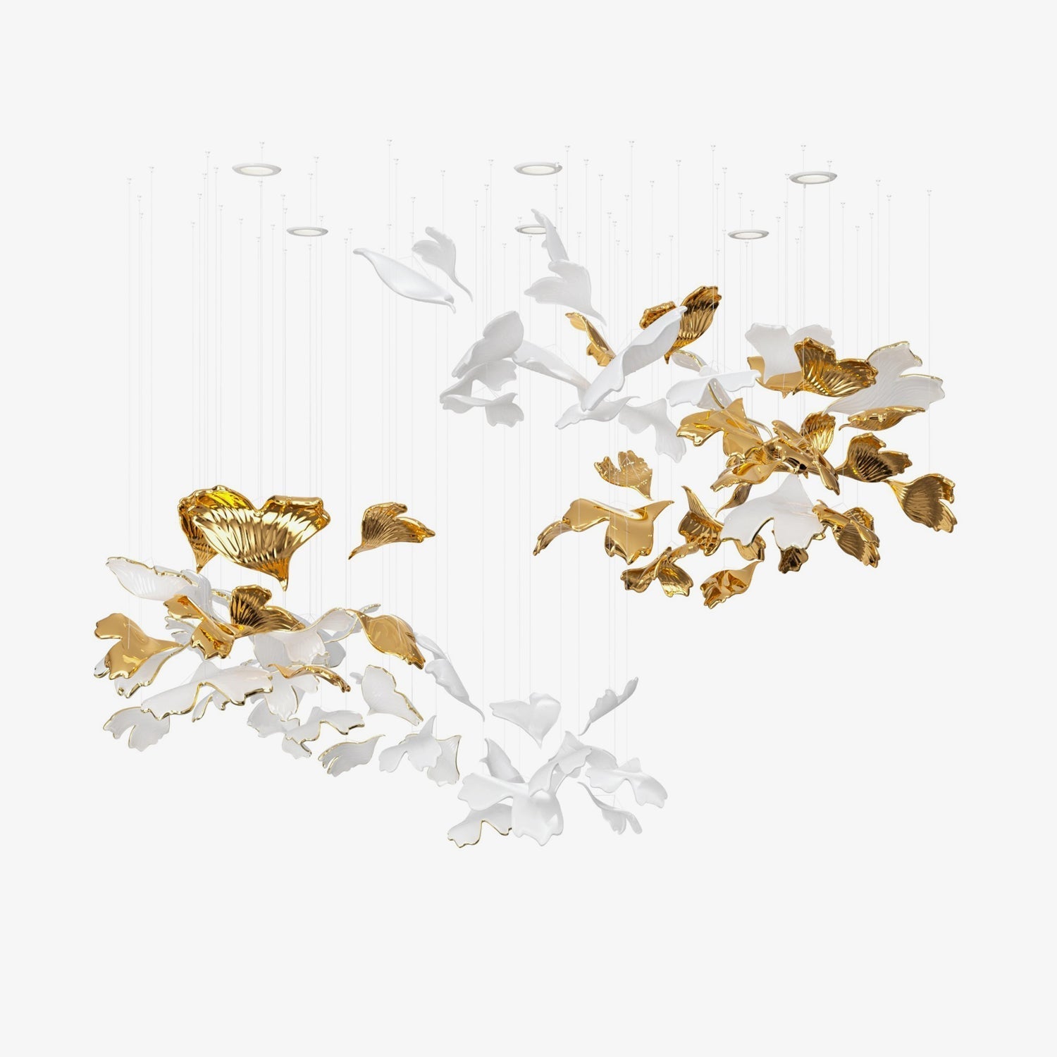 Ucareth Leaf Pendant Light-Neutral Decor