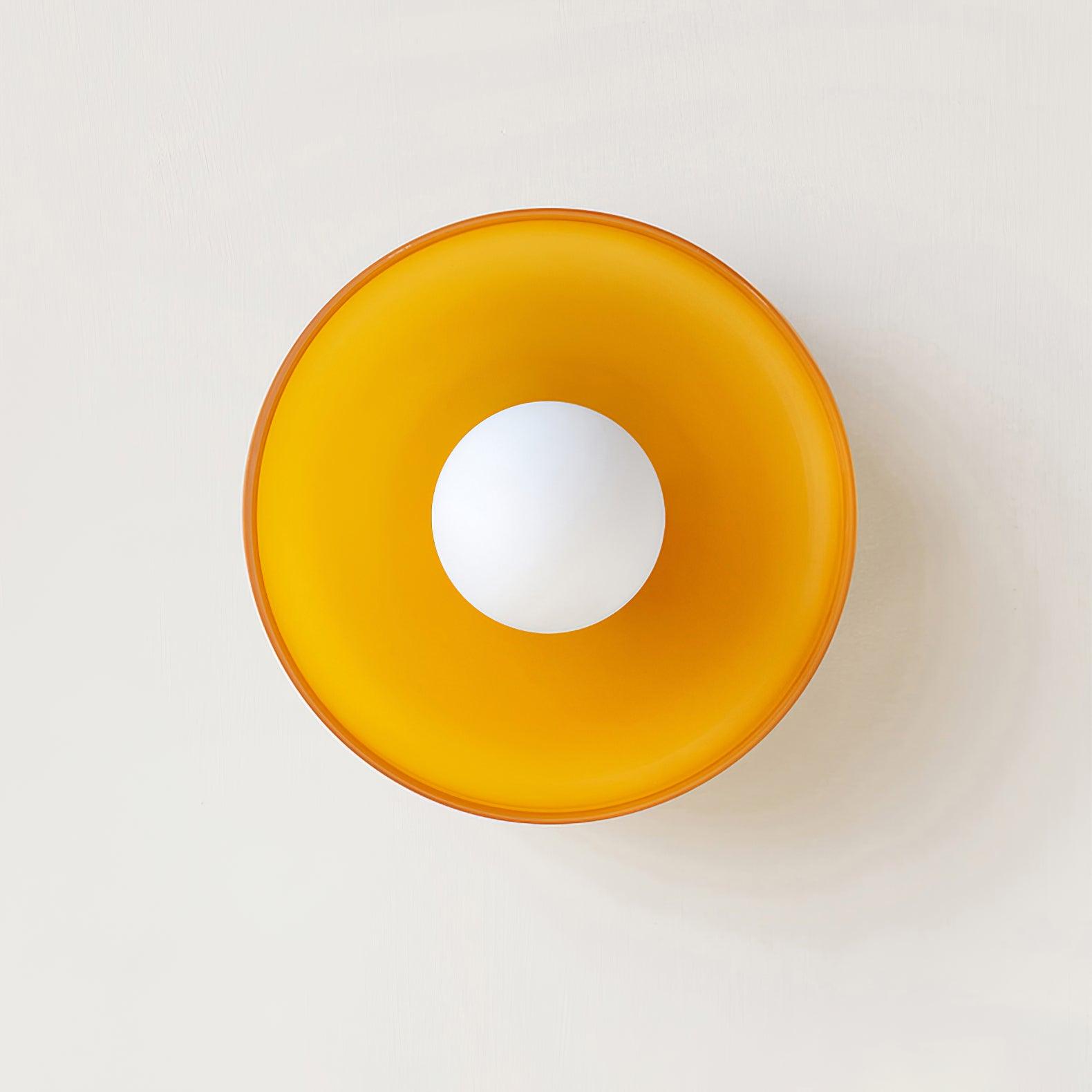 Diroxen Ceiling Lamp Orange Ring Playful Sculptural-Neutral Decor