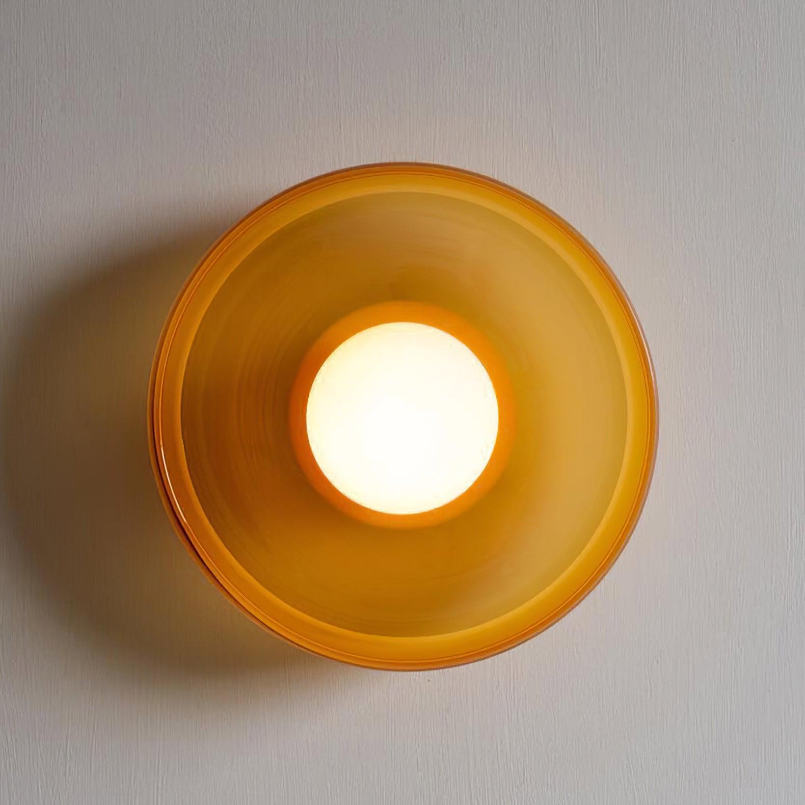 Diroxen Ceiling Lamp Orange Ring Playful Sculptural-Neutral Decor