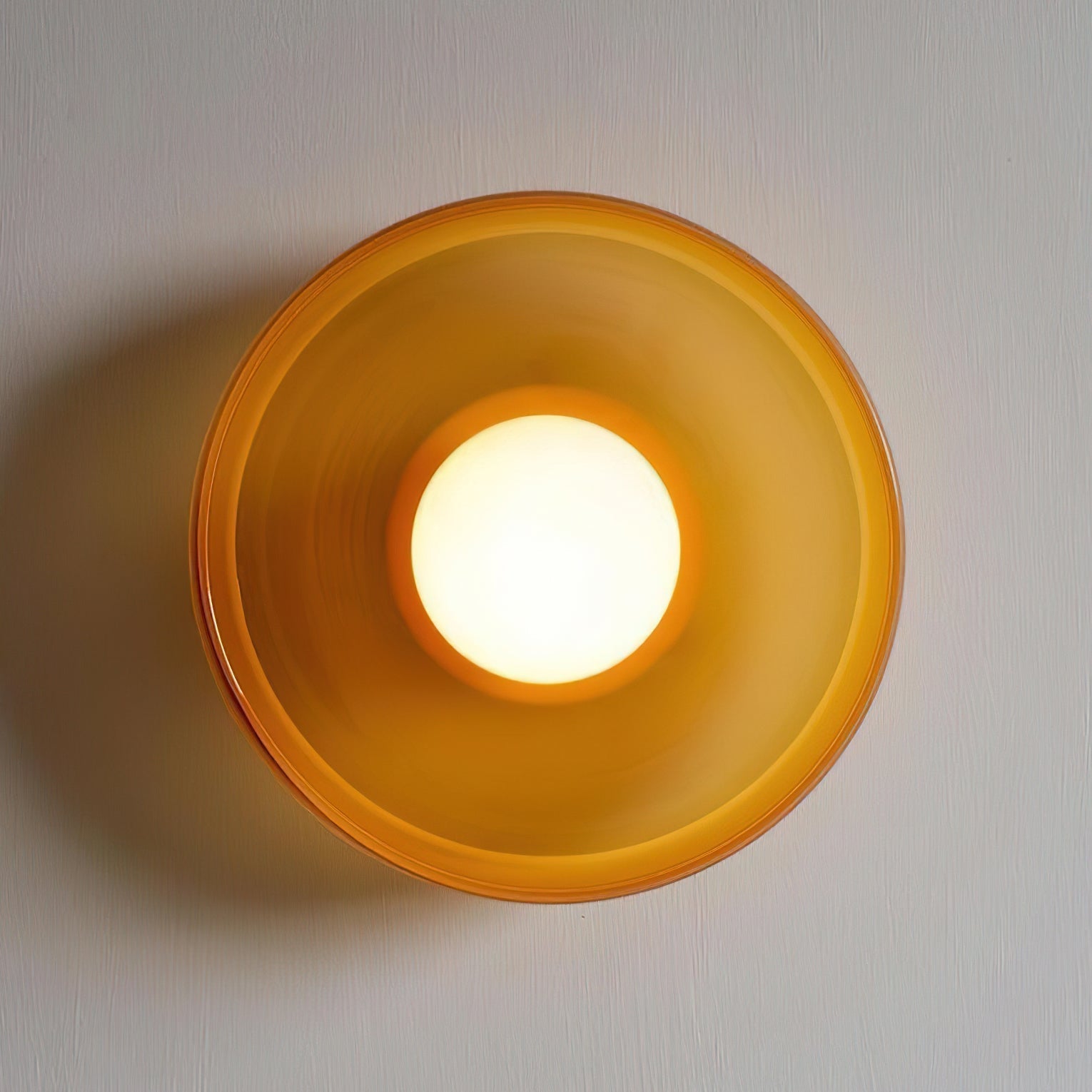 Diroxen Ceiling Lamp Orange Ring Playful Sculptural-Neutral Decor