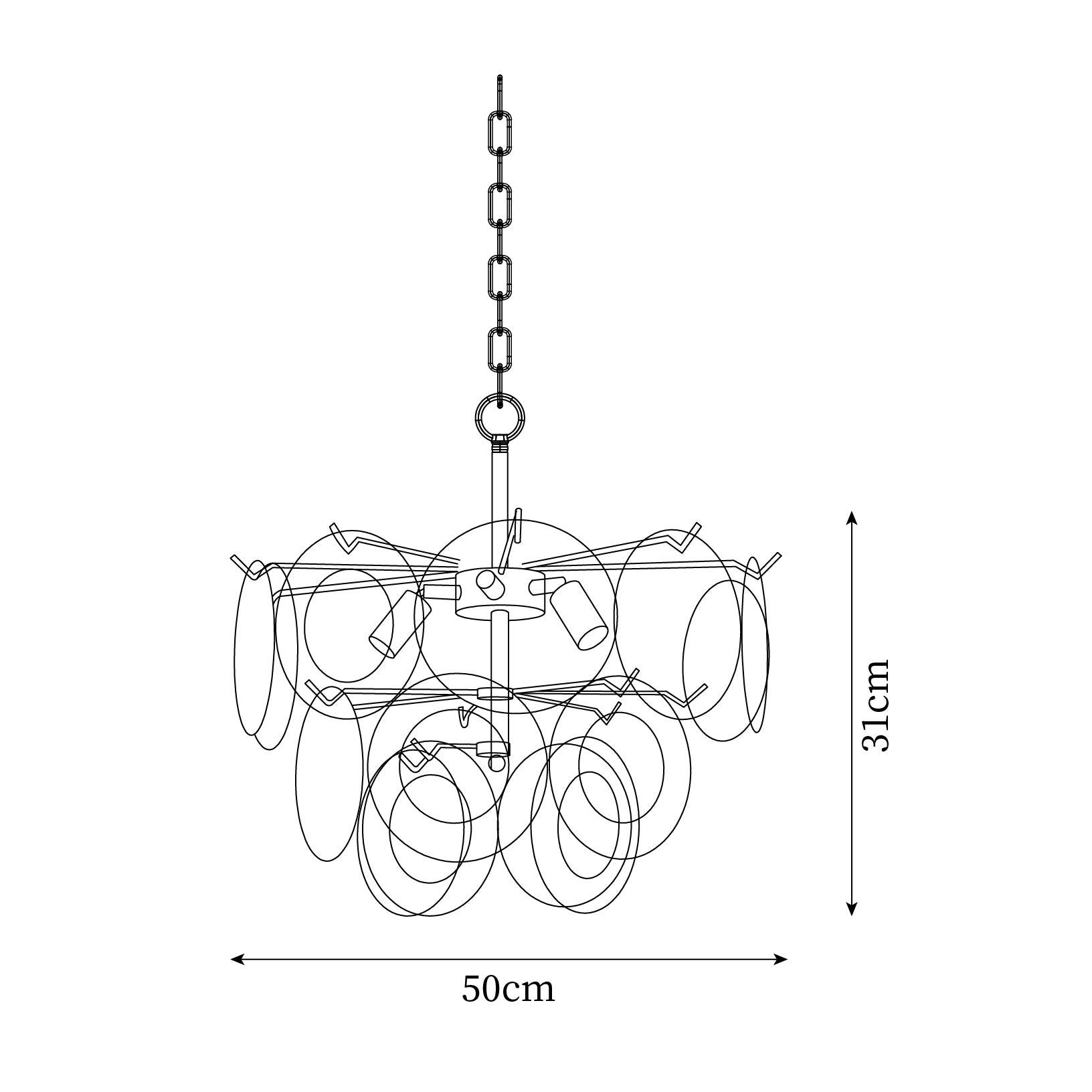 Yolk Chandelier
