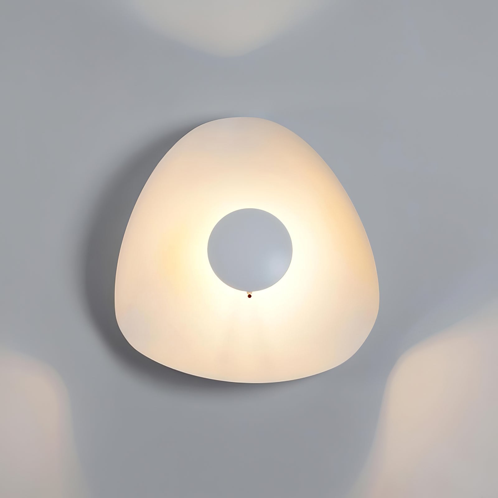 Sol Ceiling Lamp Curved Shade and Gold Interior-Neutral Decor