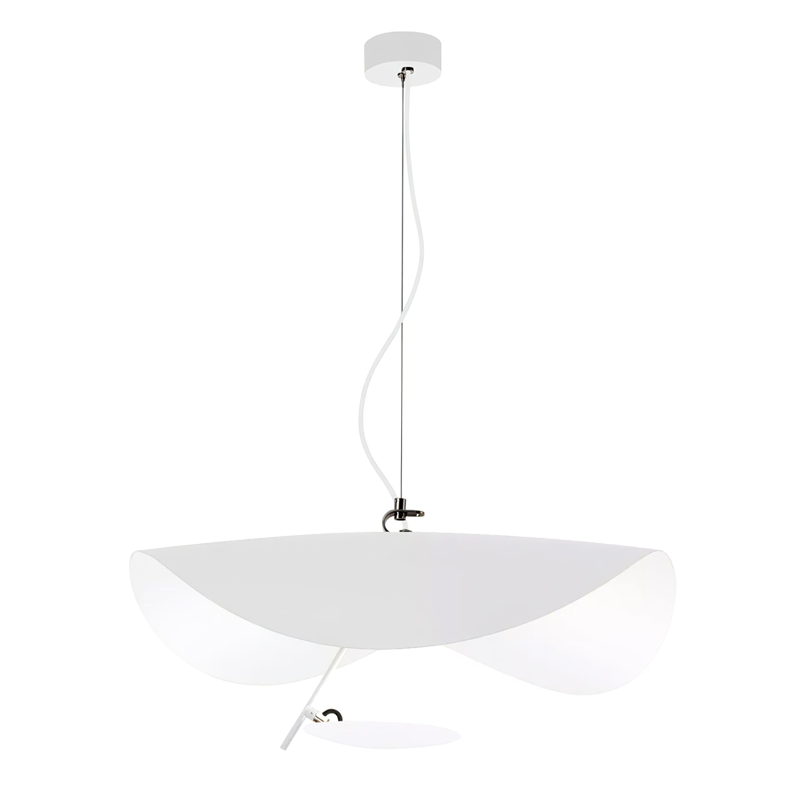 Lustra Pendant Lamp Black Gold Curved Shade-Neutral Decor