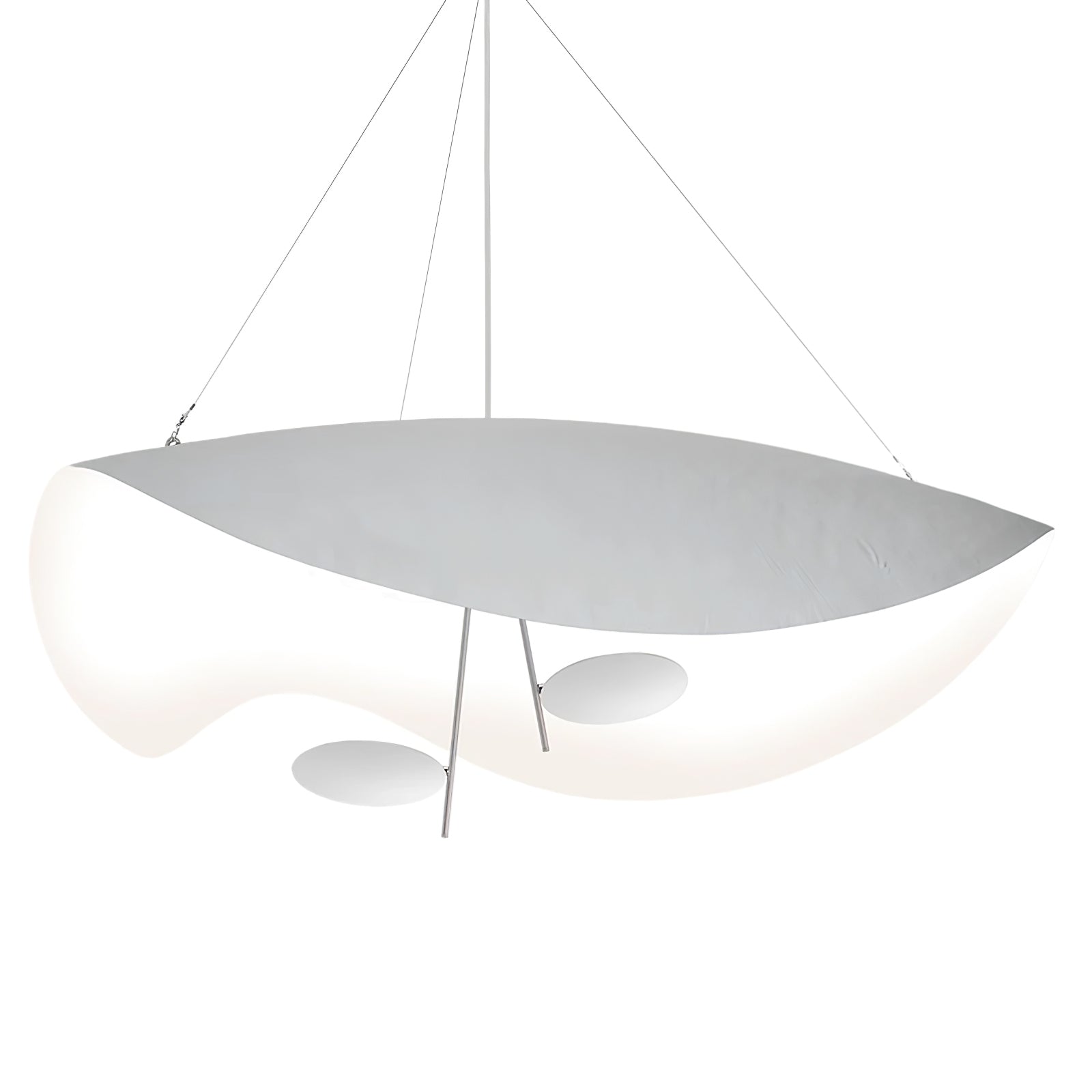 Lustra Pendant Lamp Black Gold Curved Shade-Neutral Decor