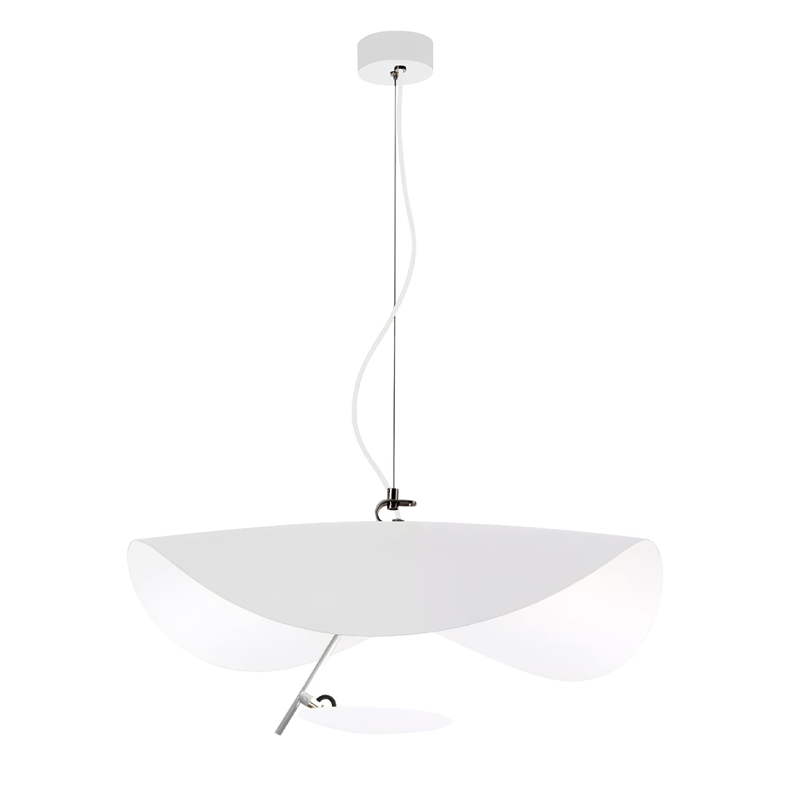 Lustra Pendant Lamp Black Gold Curved Shade-Neutral Decor