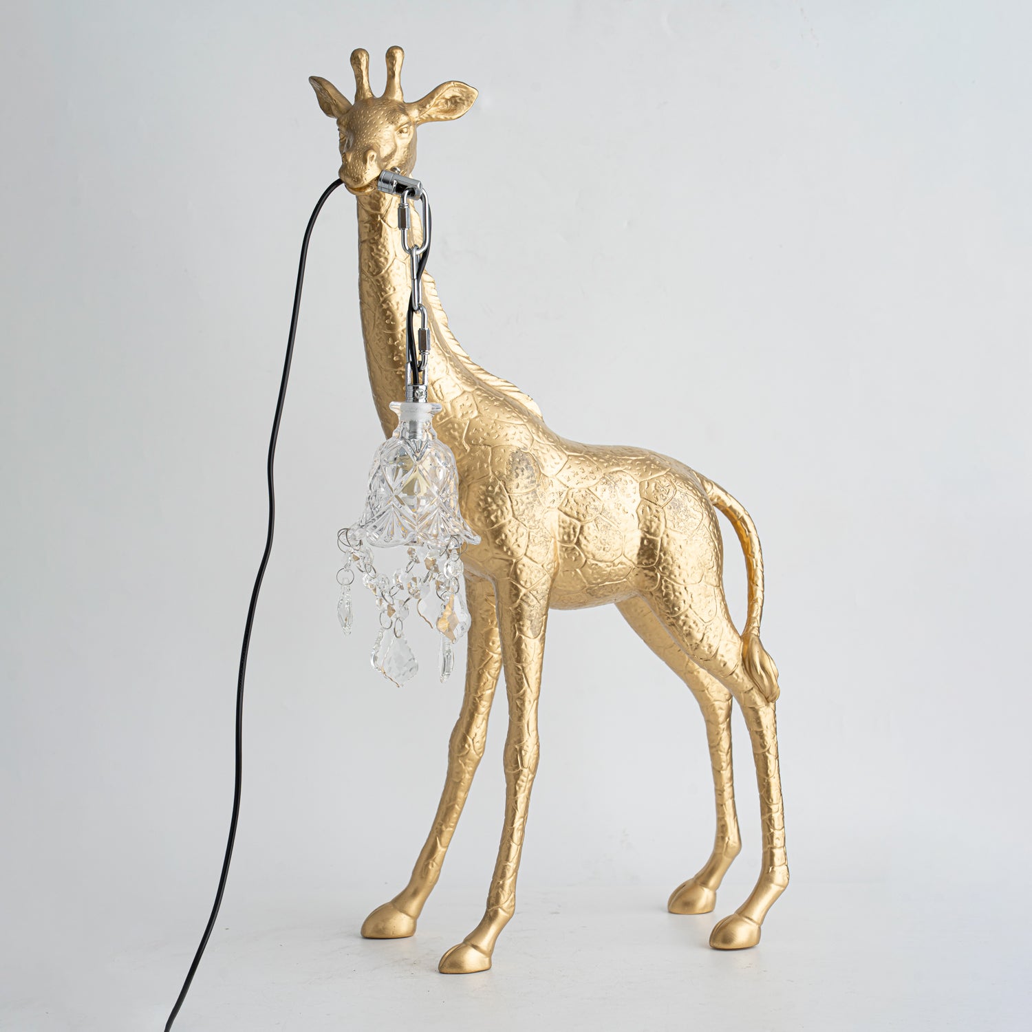 Fexl Luxurious Giraffe Royale Sculpture Floor Lamp-Neutral Decor