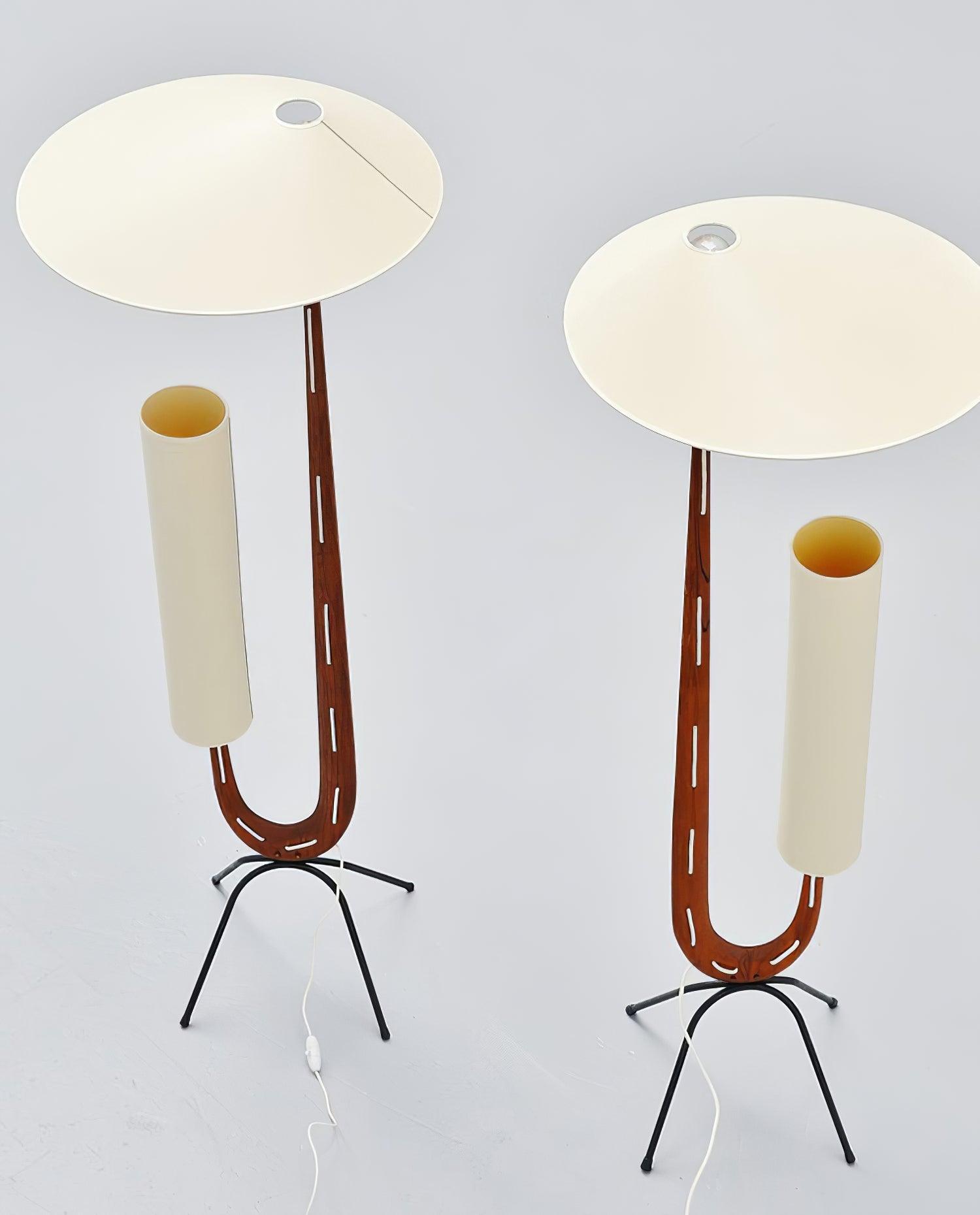 Novael Fabric Scandinavian Floor Lamp-Neutral Decor