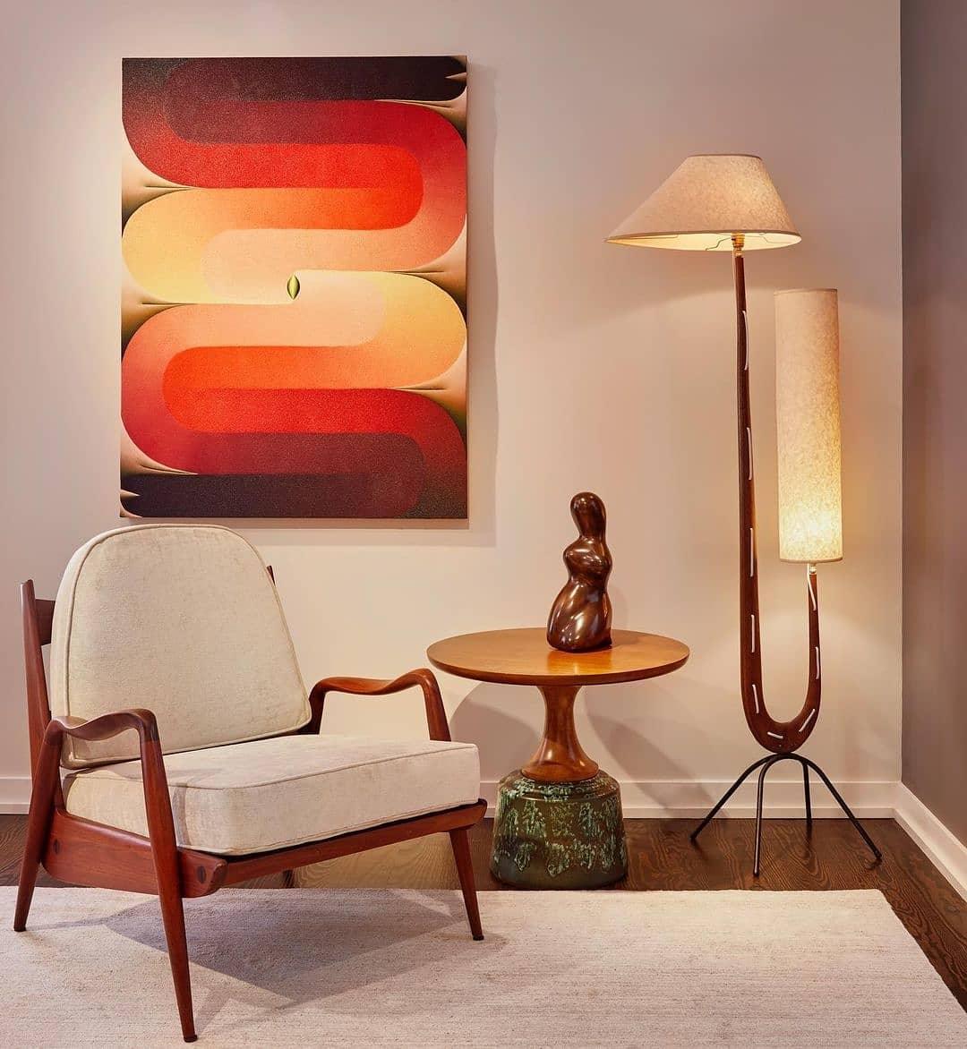 Novael Fabric Scandinavian Floor Lamp-Neutral Decor