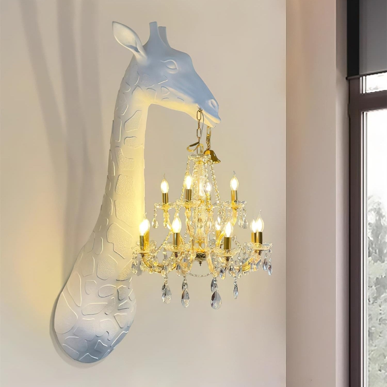 Darien Individual Creativity Crystal Wall Lamp-Neutral Decor