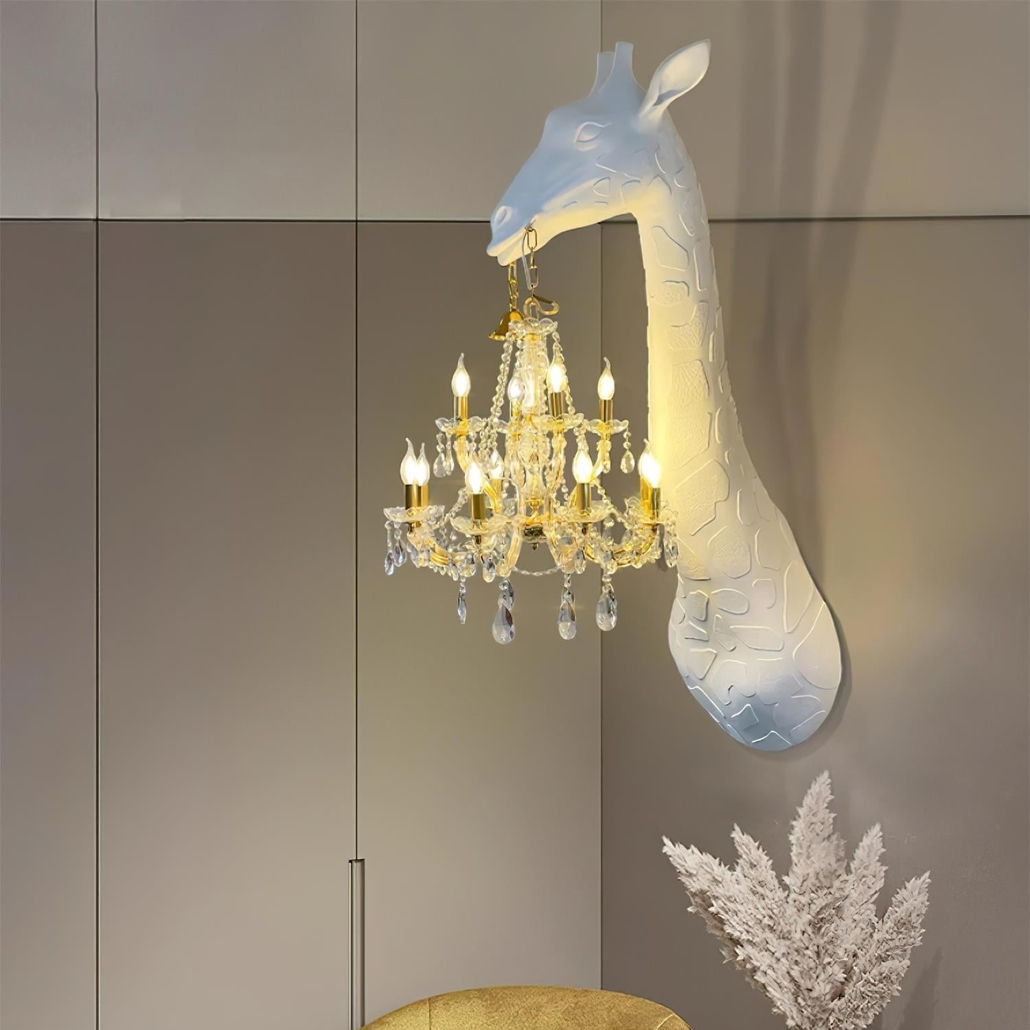 Darien Individual Creativity Crystal Wall Lamp-Neutral Decor