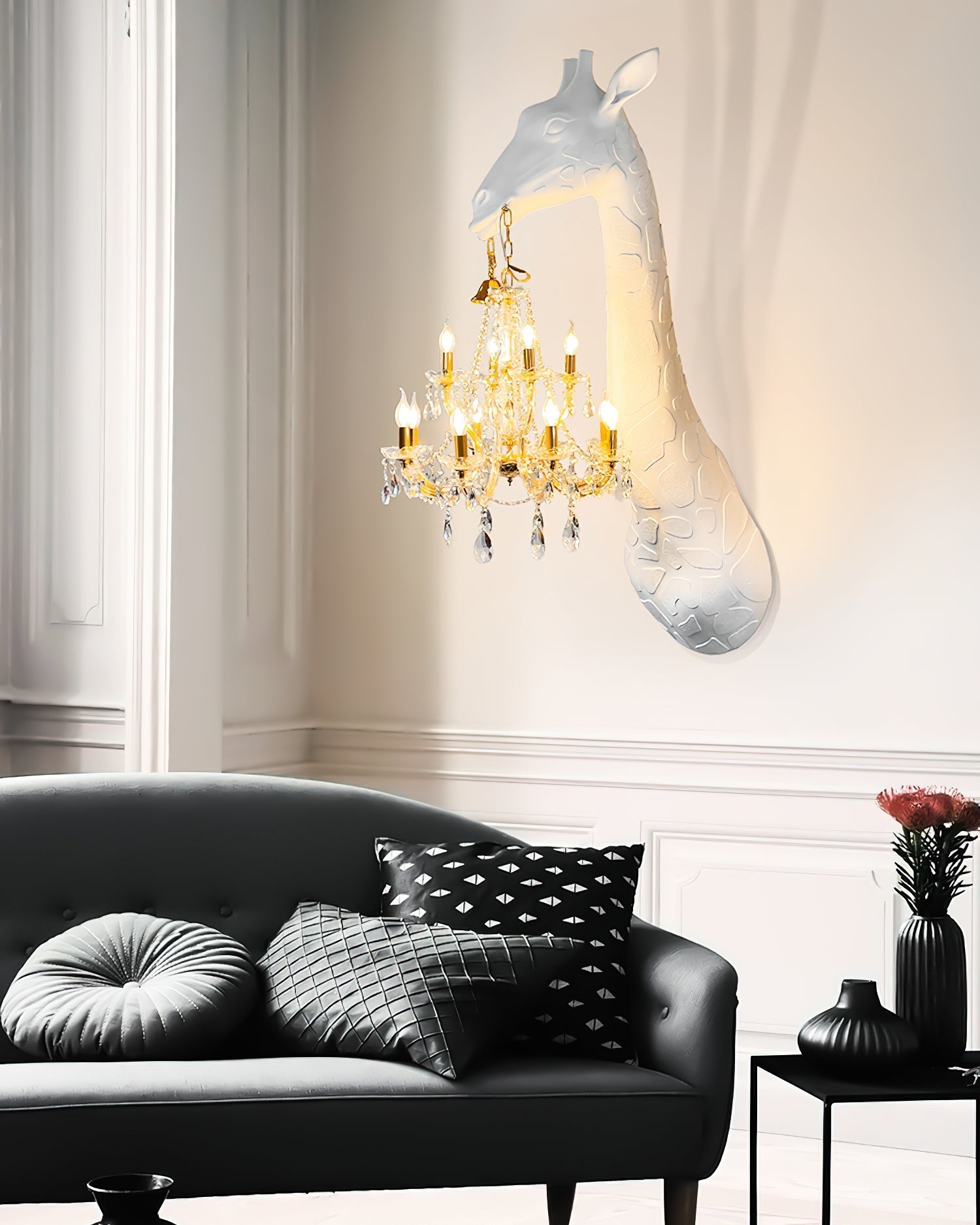 Darien Individual Creativity Crystal Wall Lamp-Neutral Decor