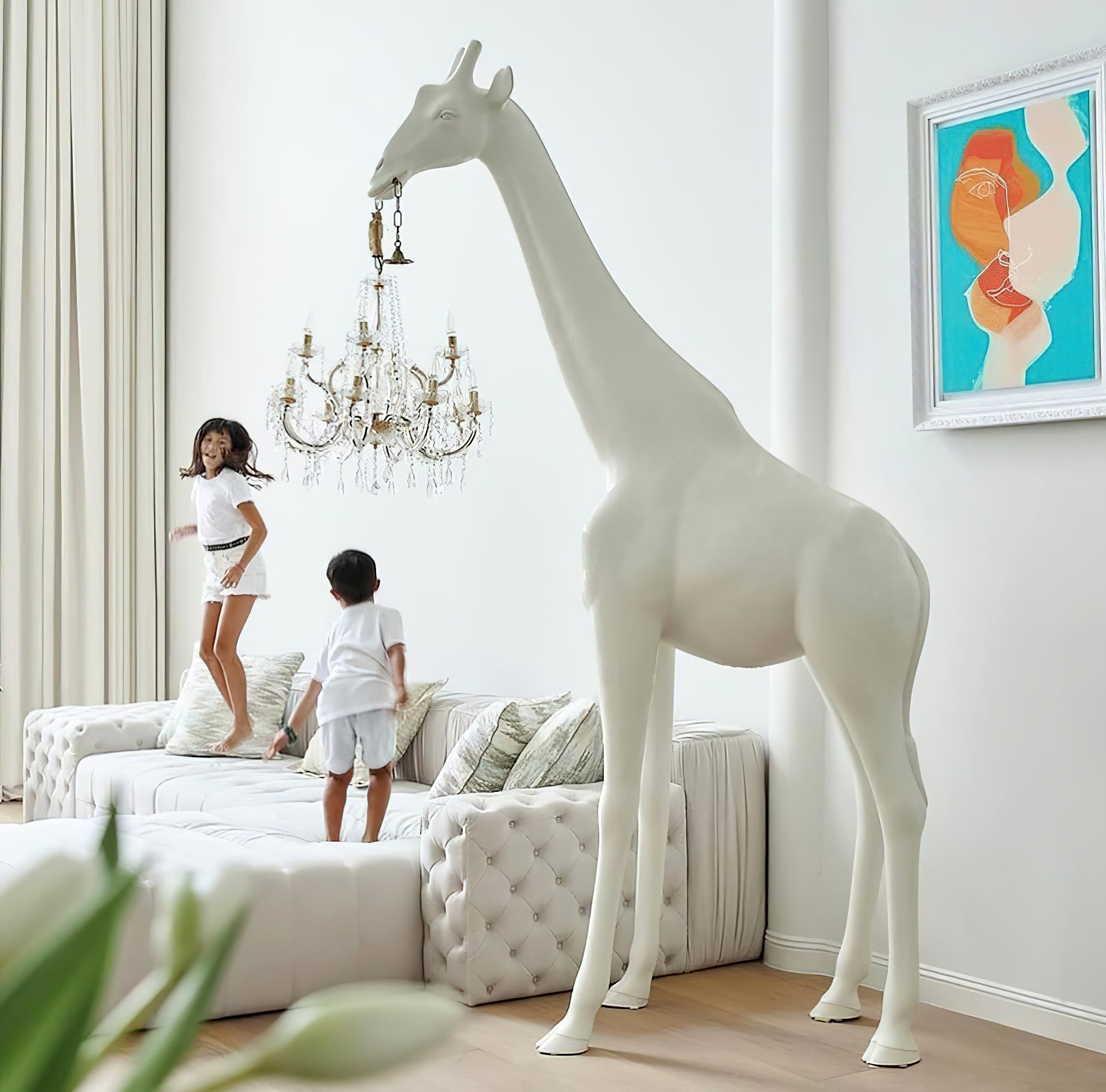 Zorain Whimsical Floor Lamp-Neutral Decor