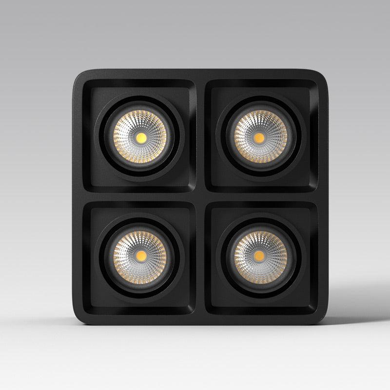 Devely Spotlight Surface Mount Twin LED Angular Minimalist-Neutral Decor