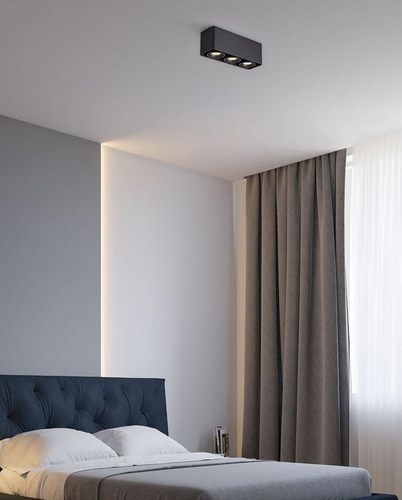 Devely Spotlight Surface Mount Twin LED Angular Minimalist-Neutral Decor