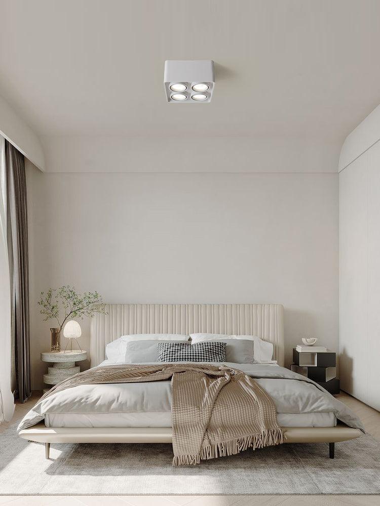 Devely Spotlight Surface Mount Twin LED Angular Minimalist-Neutral Decor