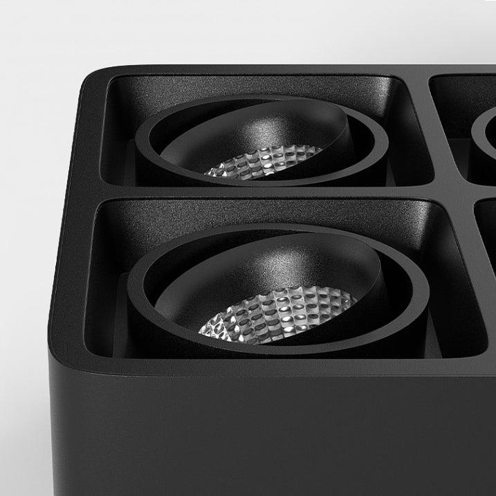 Devely Spotlight Surface Mount Twin LED Angular Minimalist-Neutral Decor