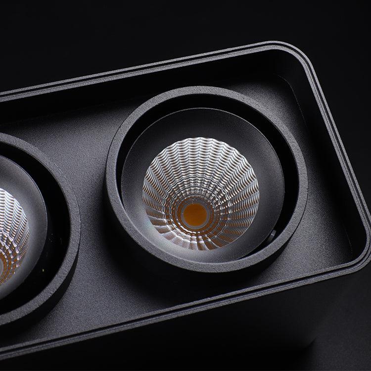 Devely Spotlight Surface Mount Twin LED Angular Minimalist-Neutral Decor