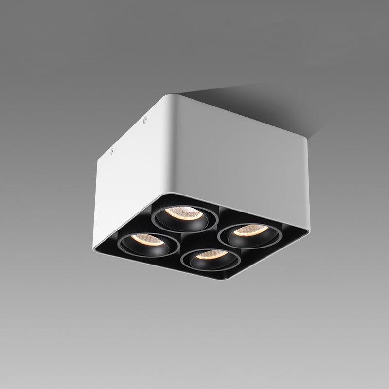 Devely Spotlight Surface Mount Twin LED Angular Minimalist-Neutral Decor