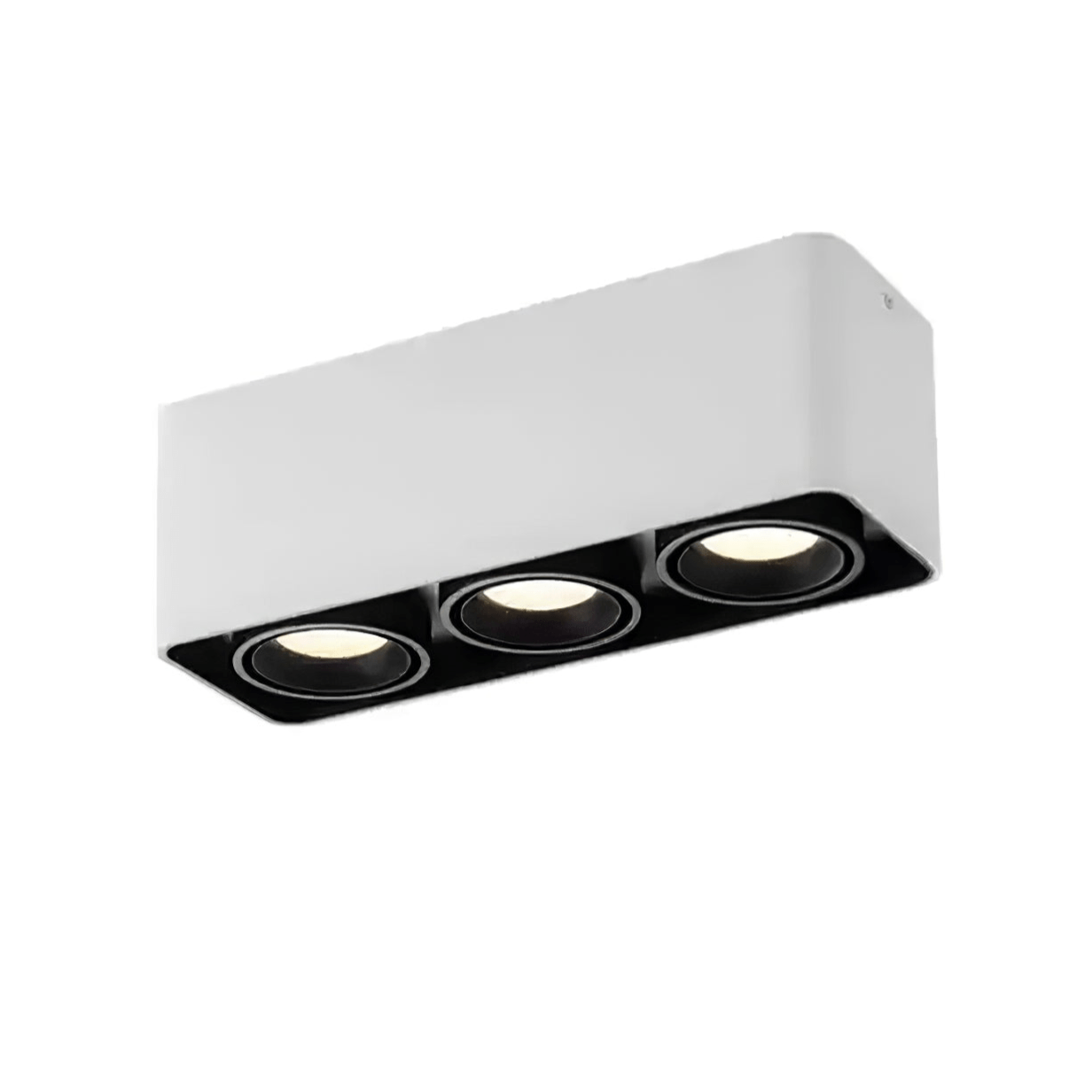 Devely Spotlight Surface Mount Twin LED Angular Minimalist-Neutral Decor
