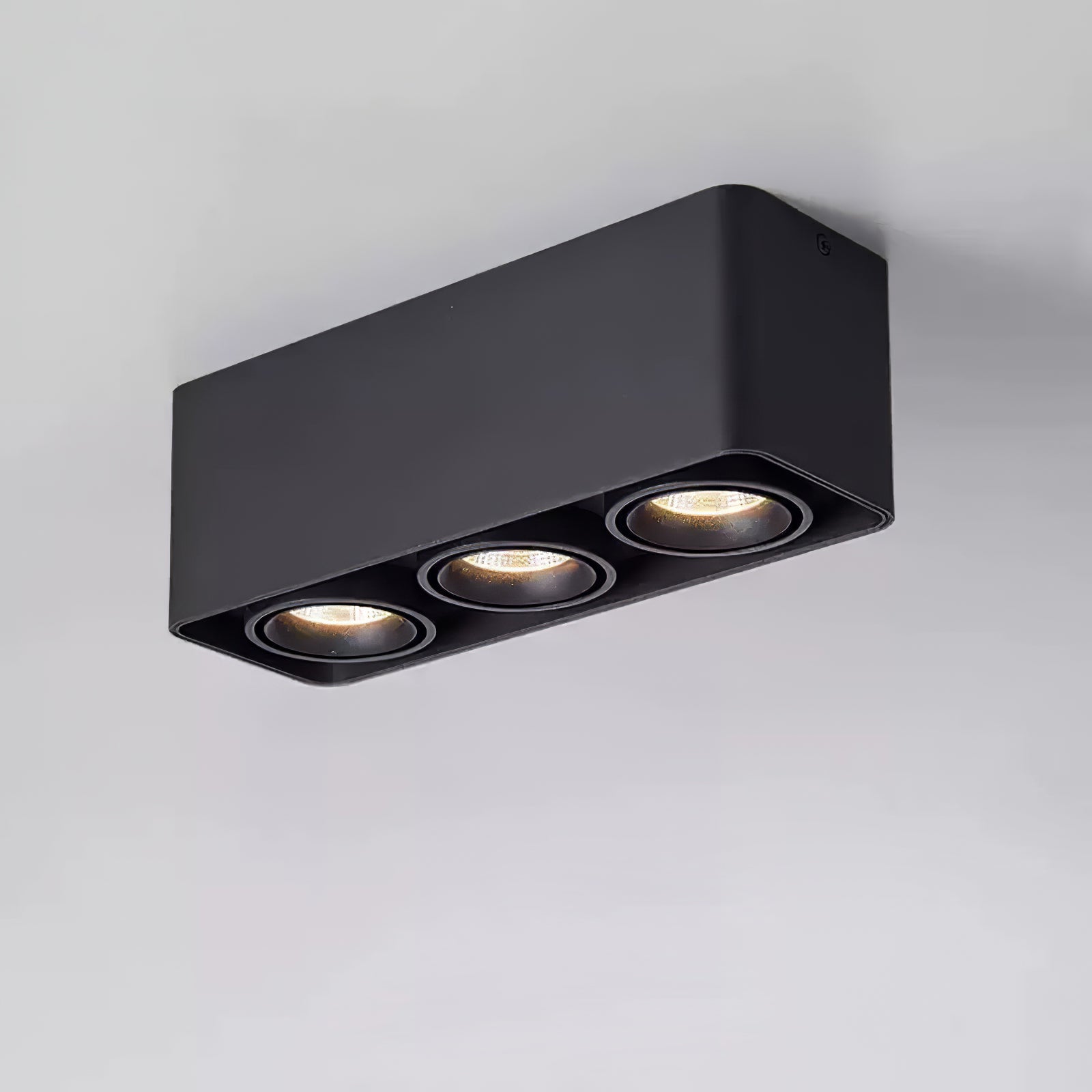 Devely Spotlight Surface Mount Twin LED Angular Minimalist-Neutral Decor