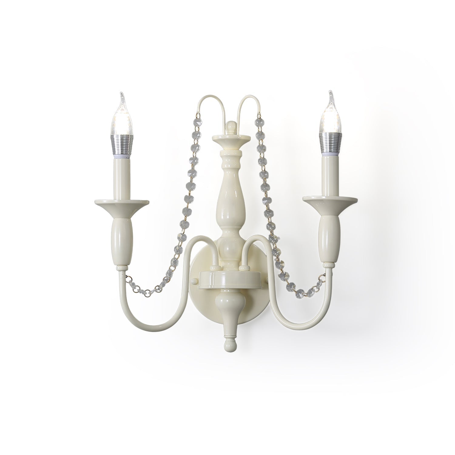 Vatalisra Vintage Industrial Glass Wall Lamp-Neutral Decor