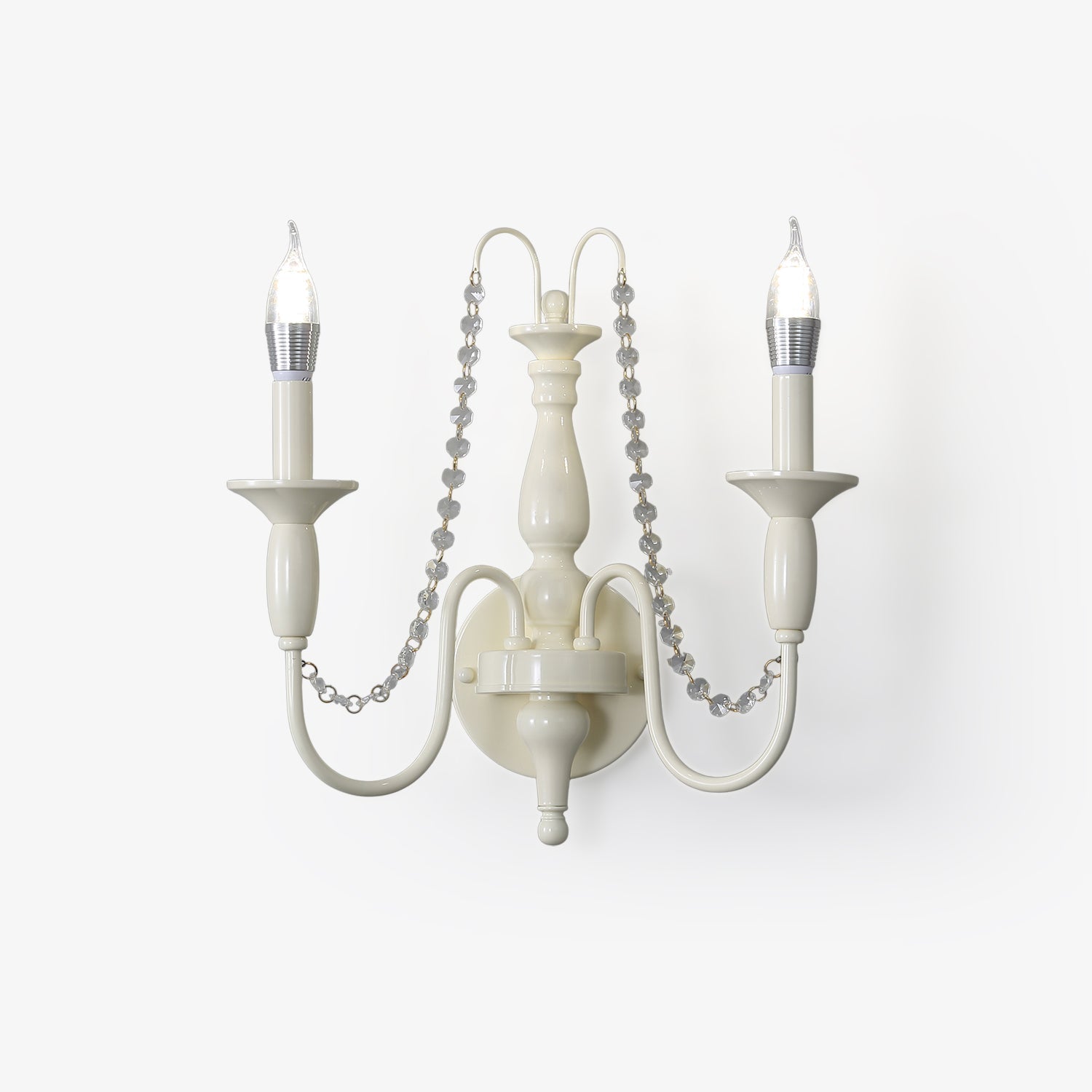 Vatalisra Vintage Industrial Glass Wall Lamp-Neutral Decor