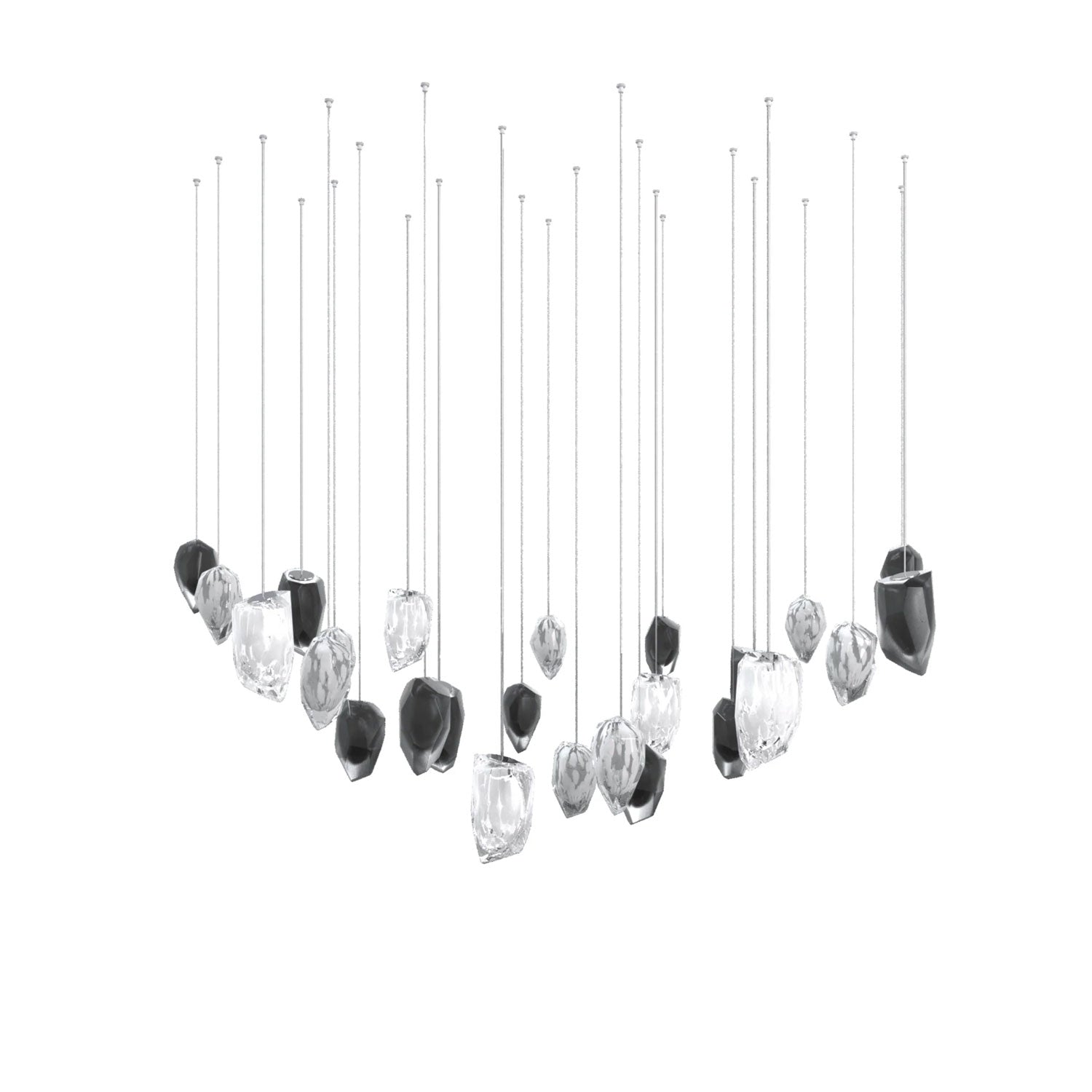 Glacier Customize Chandelier-Neutral Decor
