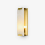 Arrina Rectangular Alabaster Wall Light-Neutral Decor