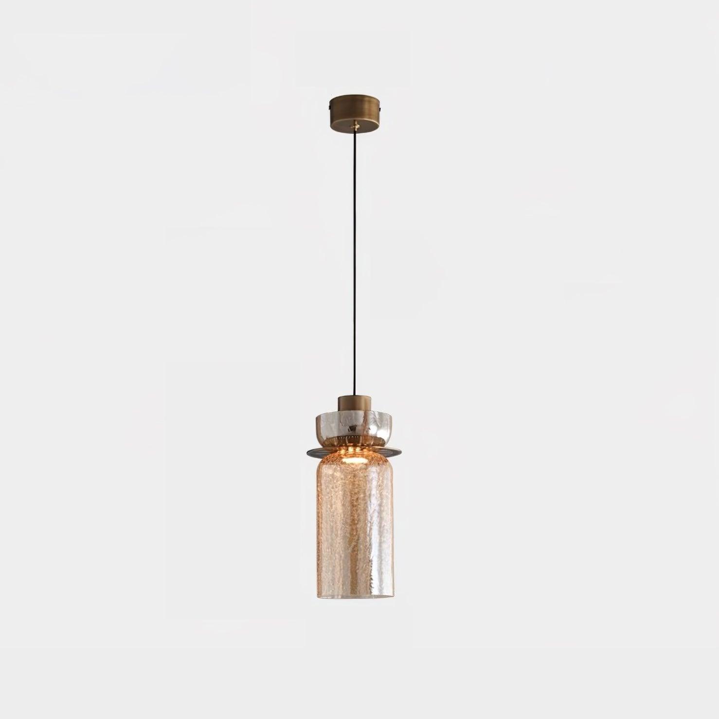 Glacier Crackle Glass Pendant Lamp-Neutral Decor