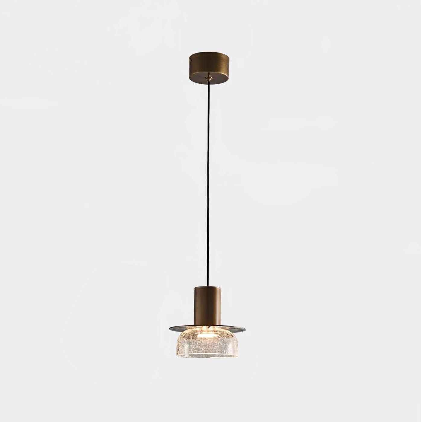 Glacier Crackle Glass Pendant Lamp-Neutral Decor