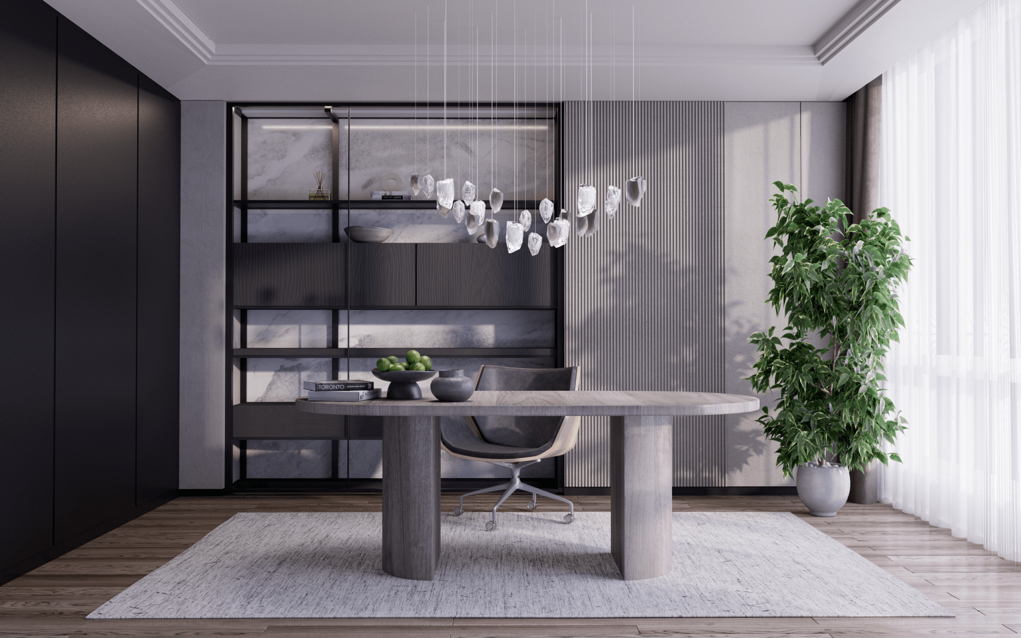 Glacier Customize Chandelier-Neutral Decor