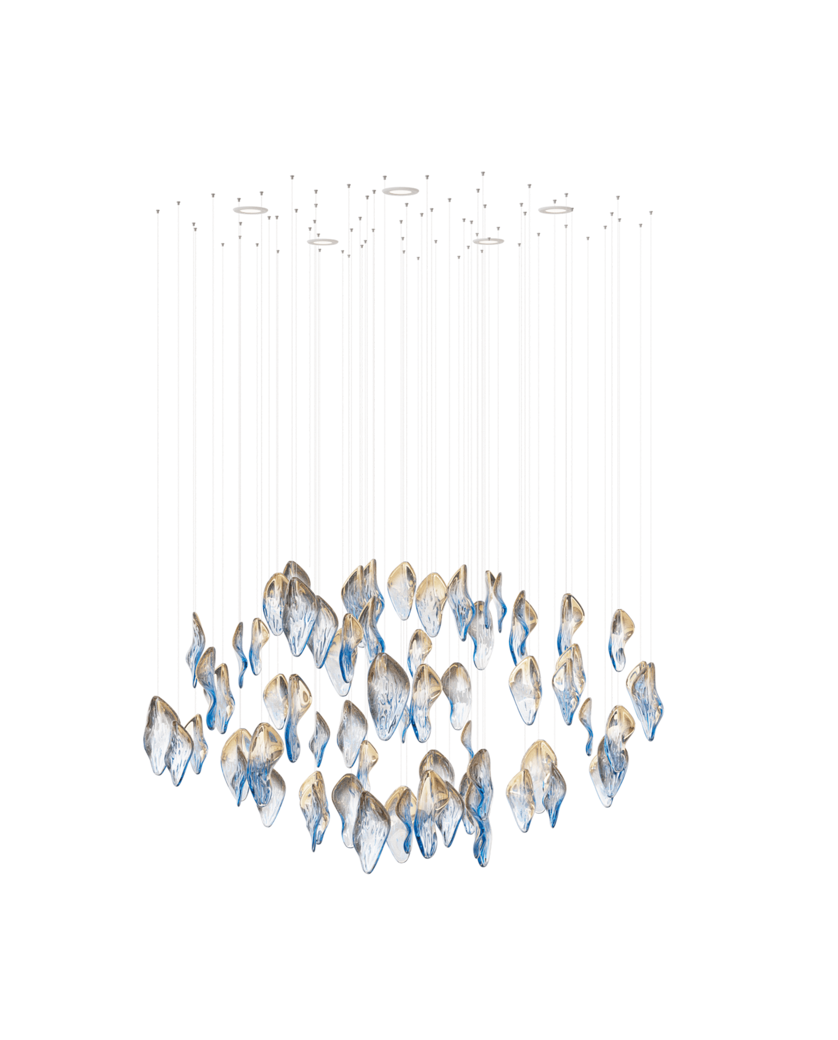 Glacier Customize Chandelier-Neutral Decor