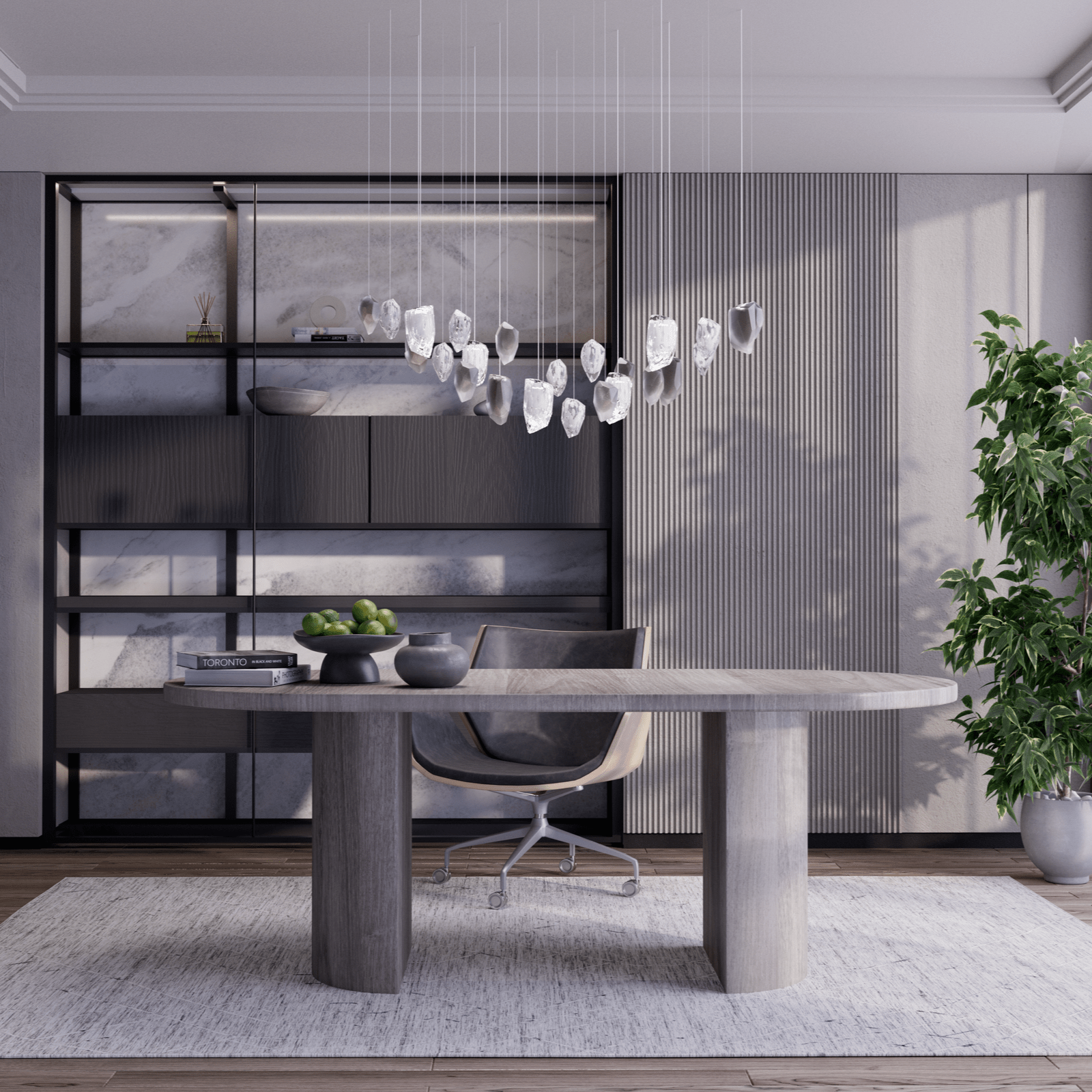 Glacier Customize Chandelier-Neutral Decor